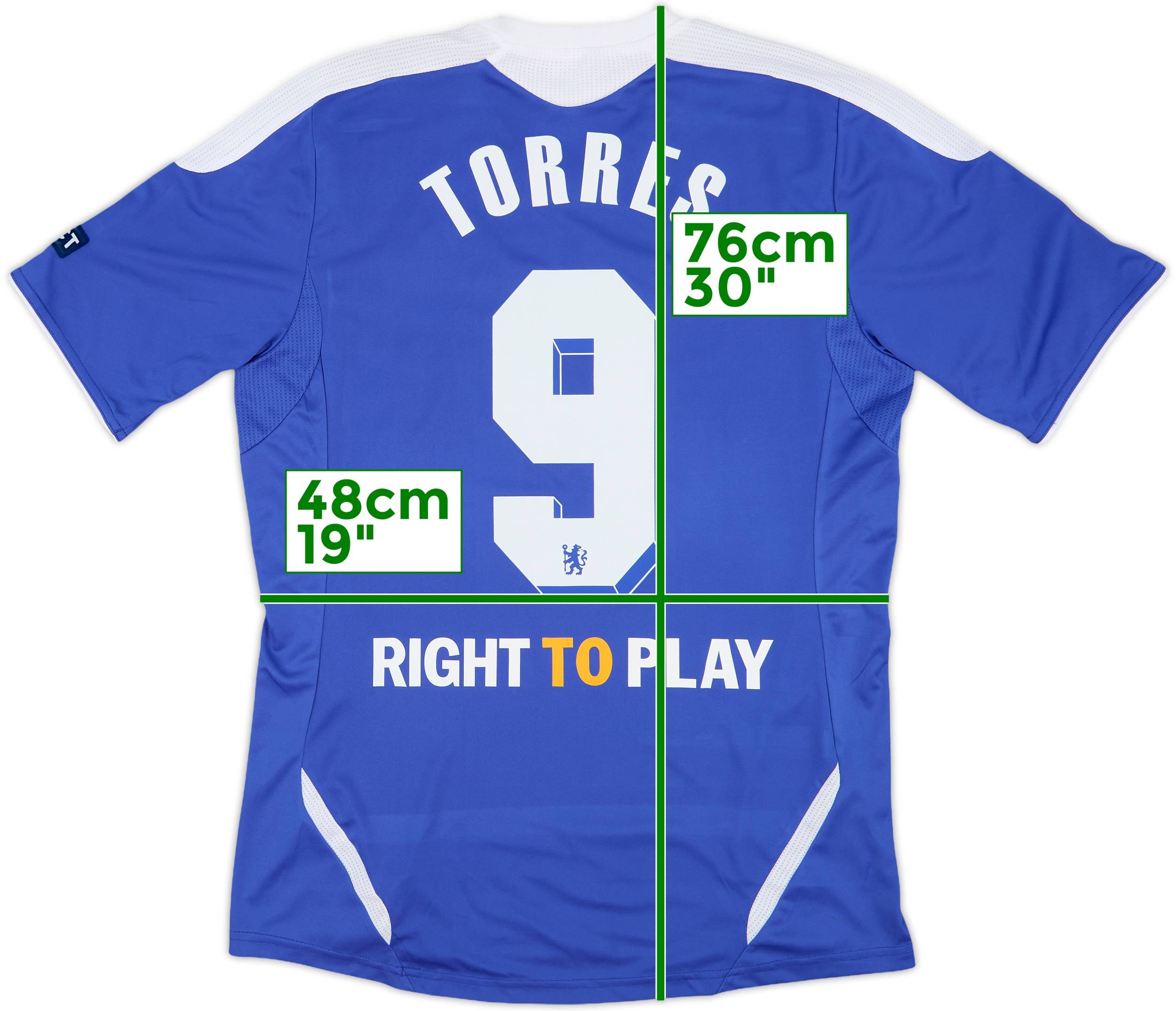 ばっちゅまんさん専用　Chelsea FC トーレス 9番 シャツ　値引き可能 2011-12 Chelsea '2012 Munich Final' Home Shirt Torres #9 (M)