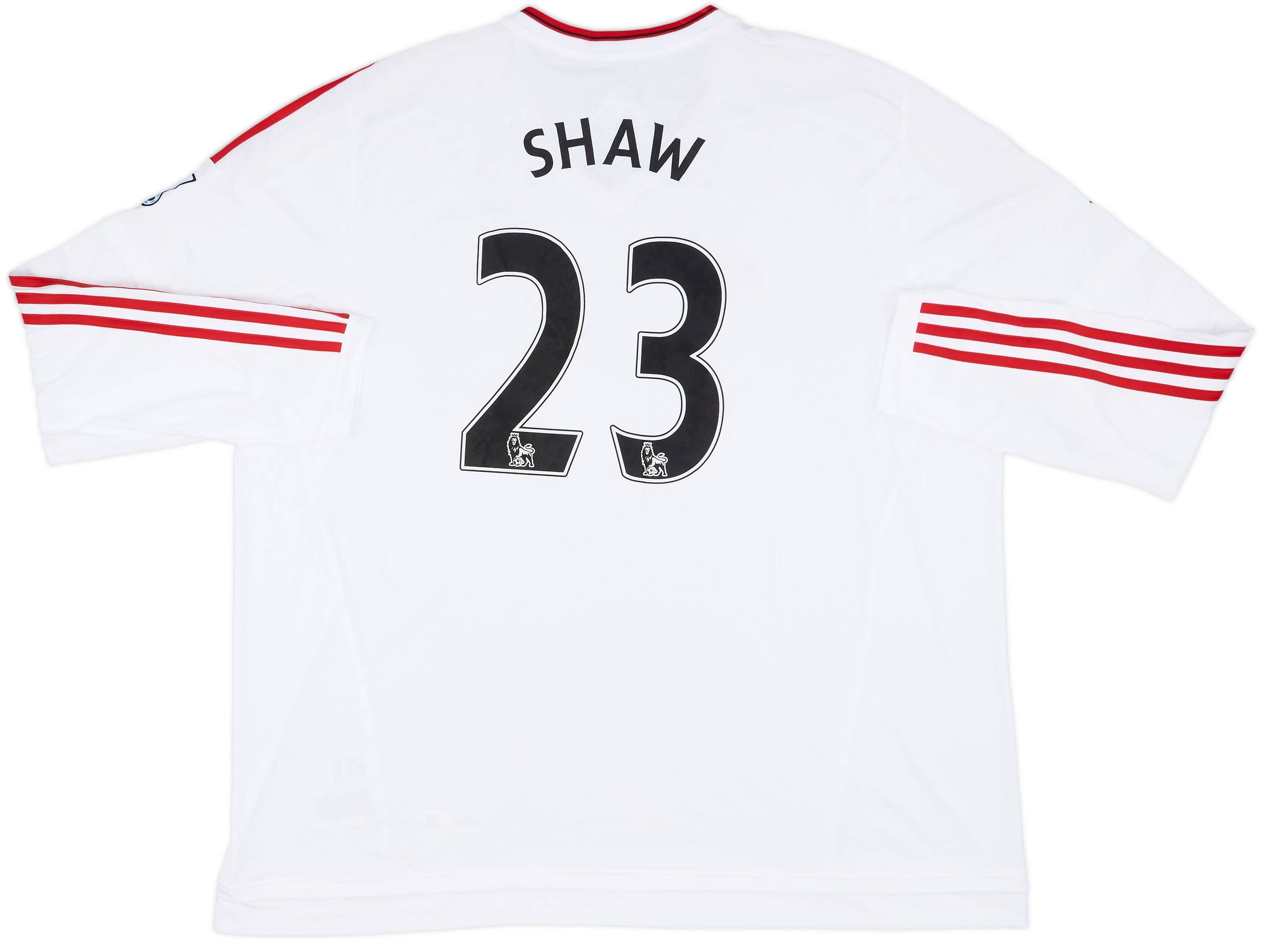 2015-16 Manchester United Away L/S Shirt Shaw #23 (3XL)