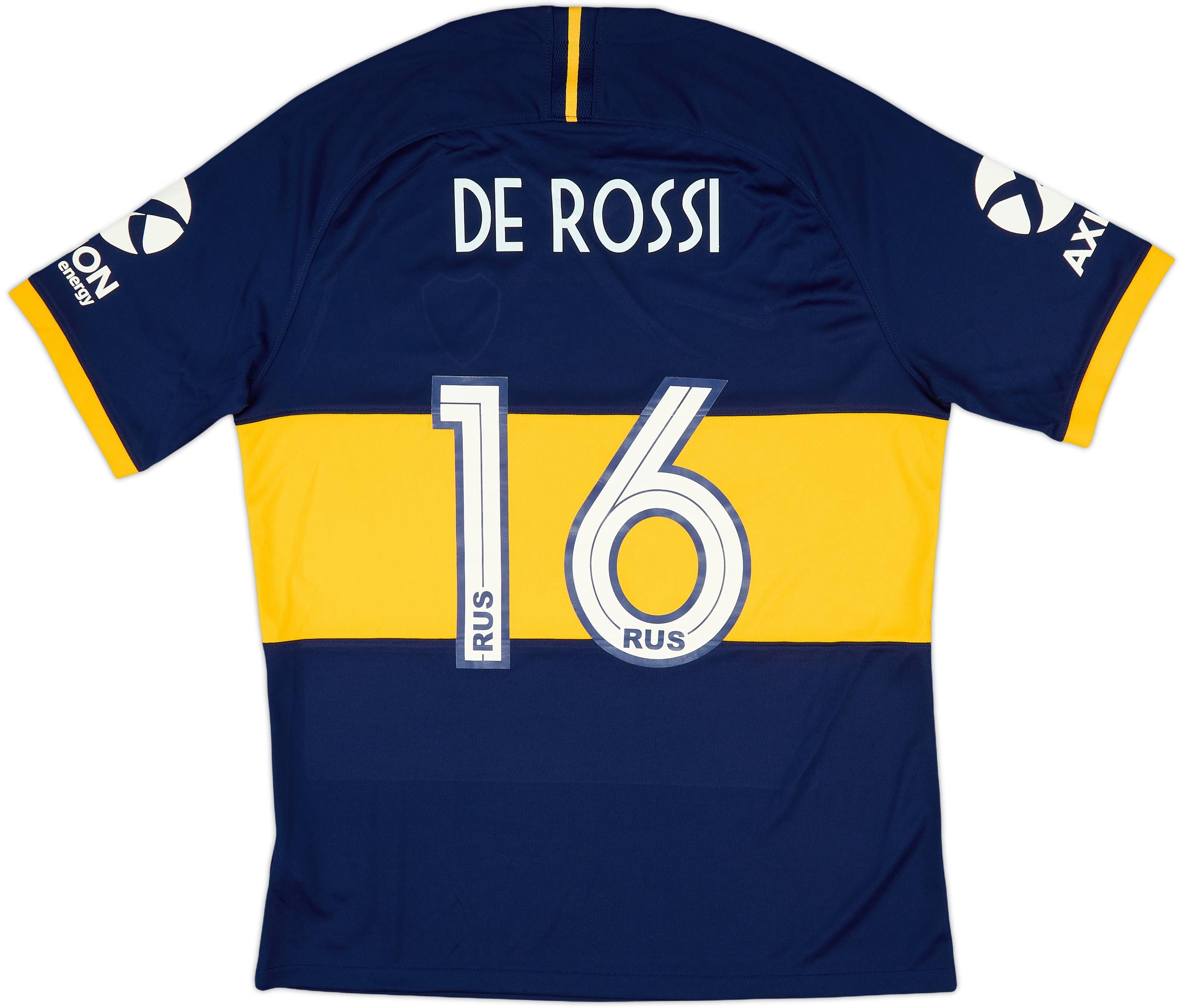 2019-20 Boca Juniors Home Shirt De Rossi #16 (L)