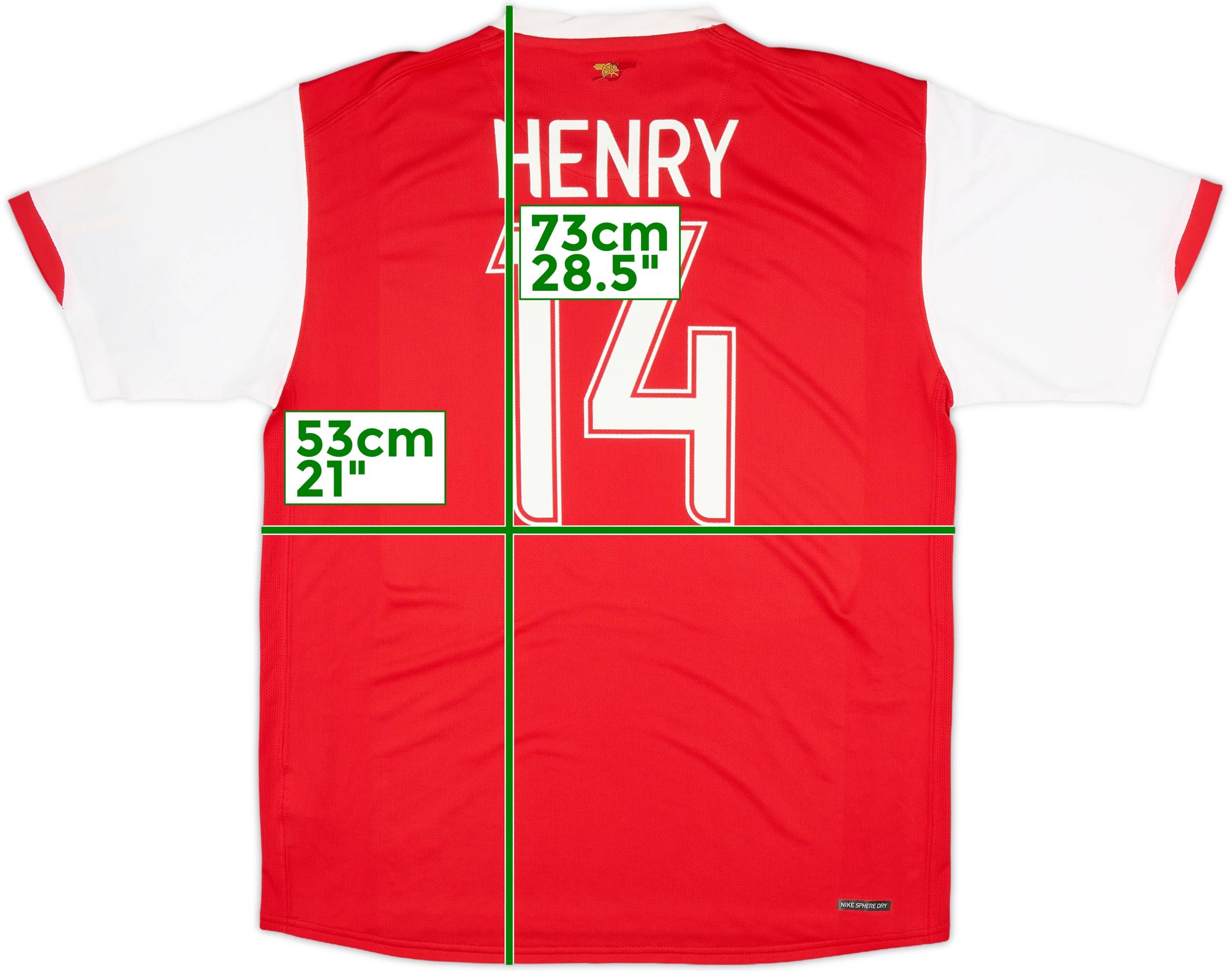 2006-08 Arsenal Home Shirt Henry #14 (L)