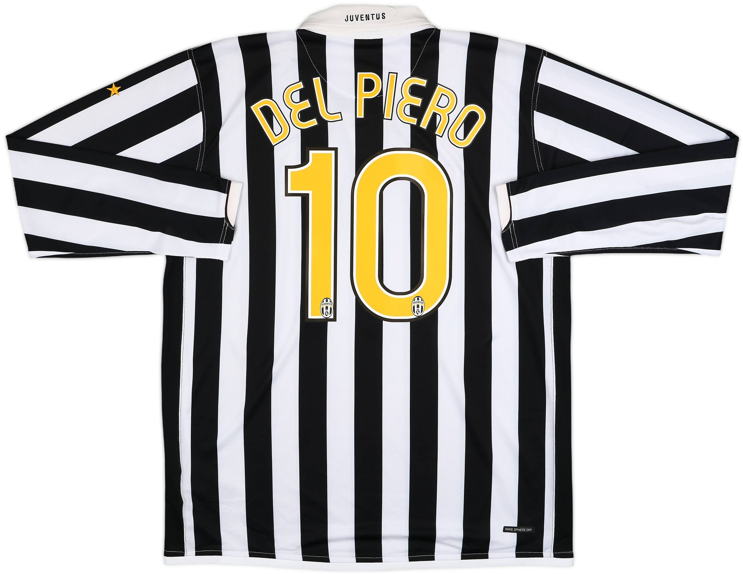 2006-07 Juventus Home L/S Shirt Del Piero #10 (XL)