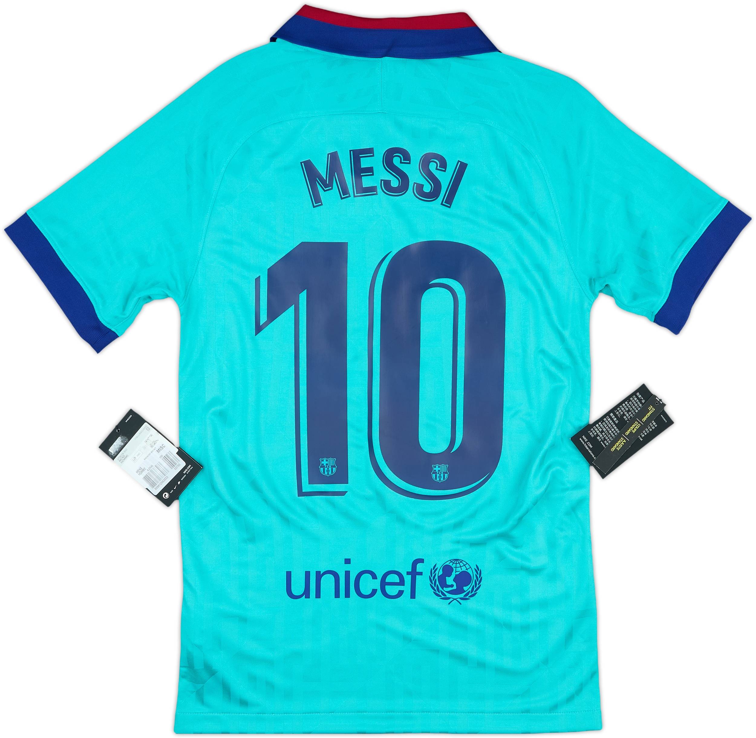2019-20 Barcelona Third CL Shirt Messi #10 (XS)