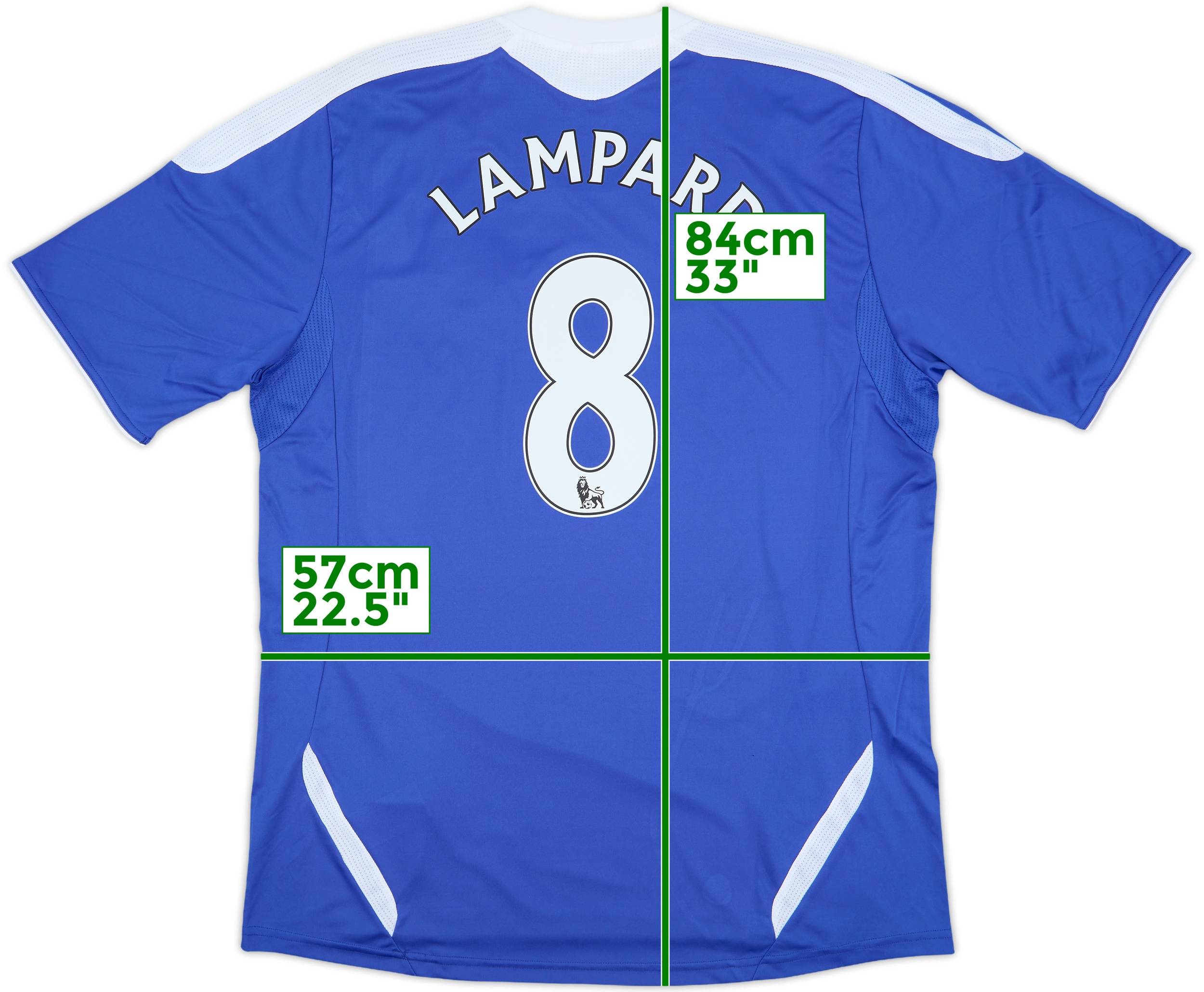新品、未使用！11-12 チェルシー ランパード 半袖 シャツ LAMPARD 2011-12 Chelsea Home Shirt Lampard #8 (XL)