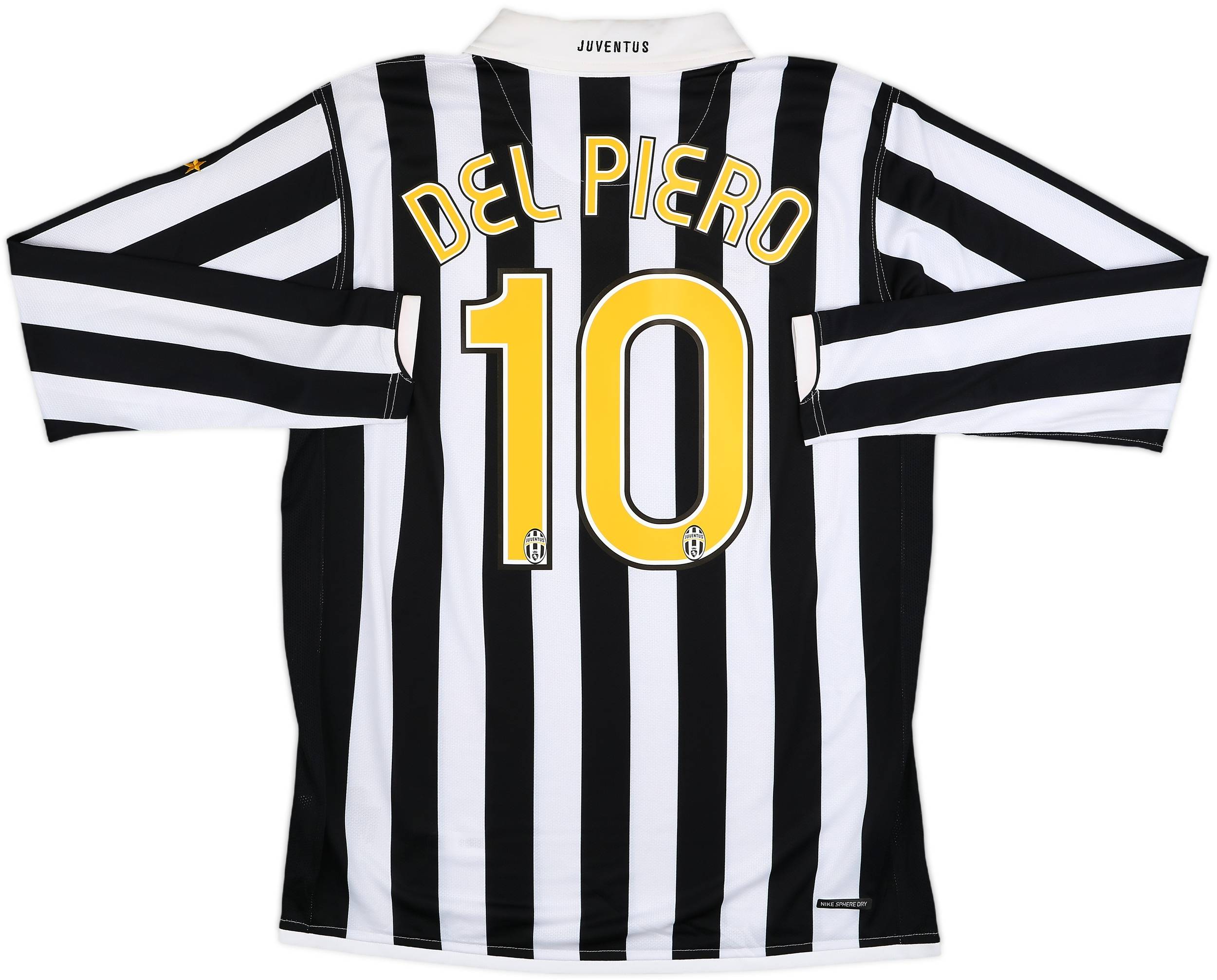 2006-07 Juventus Home L/S Shirt Del Piero #10 (L)