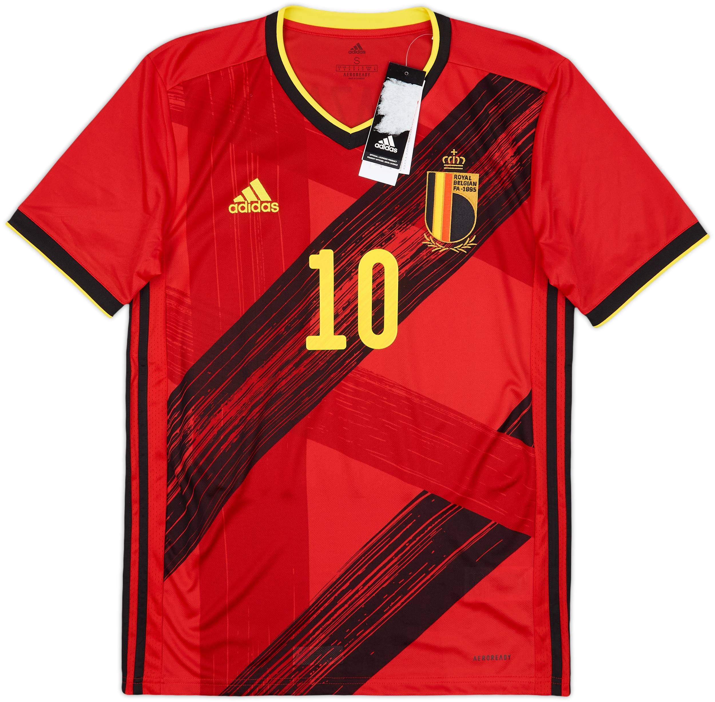 2020-21 Belgium Home Shirt E.Hazard #10 (S)