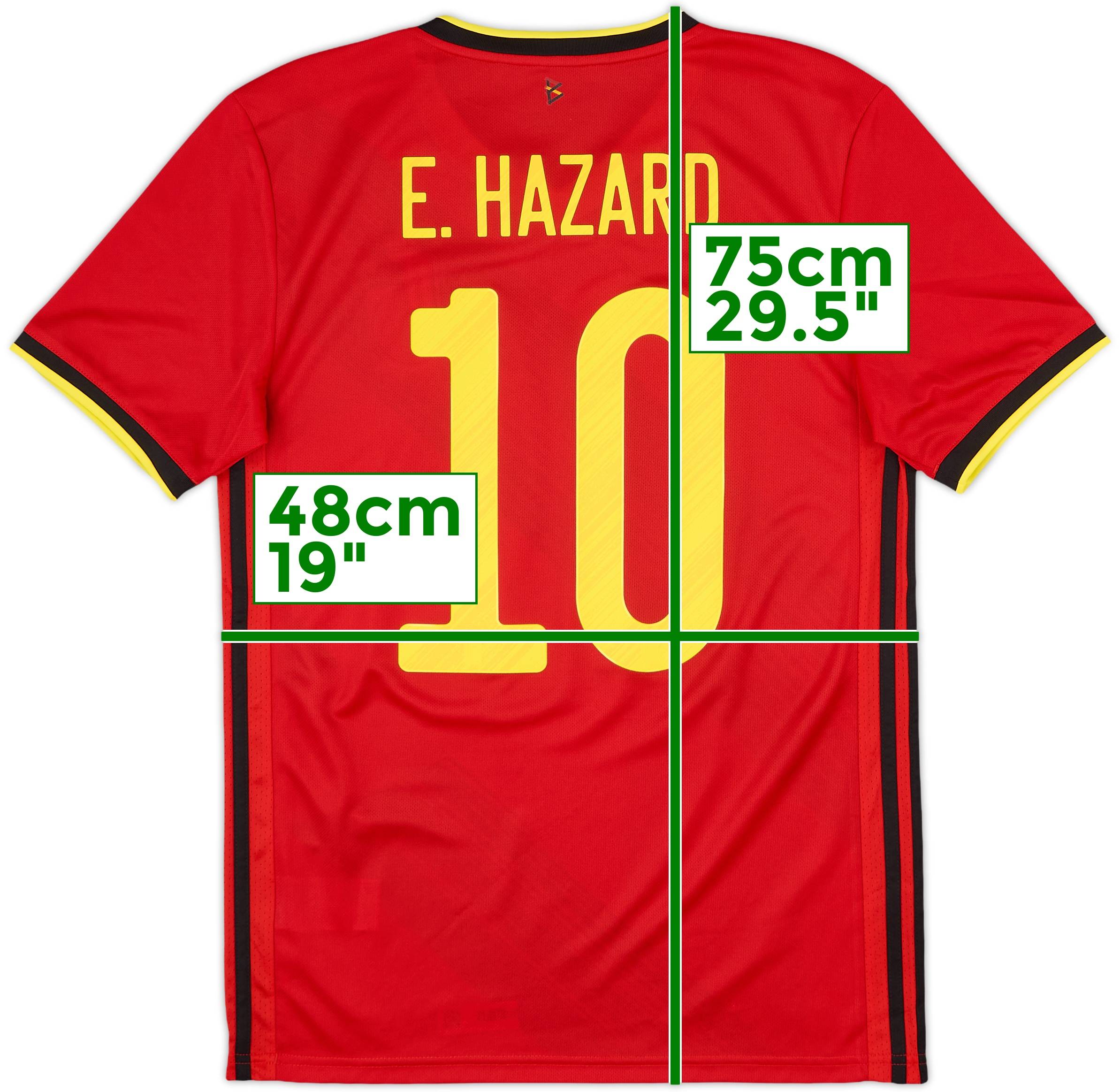 ベルギー代表 E. HAZARD 10番 ユニフォーム ベルギー代表(Belgium)16 H #10 E.アザール(Hazard) - USED