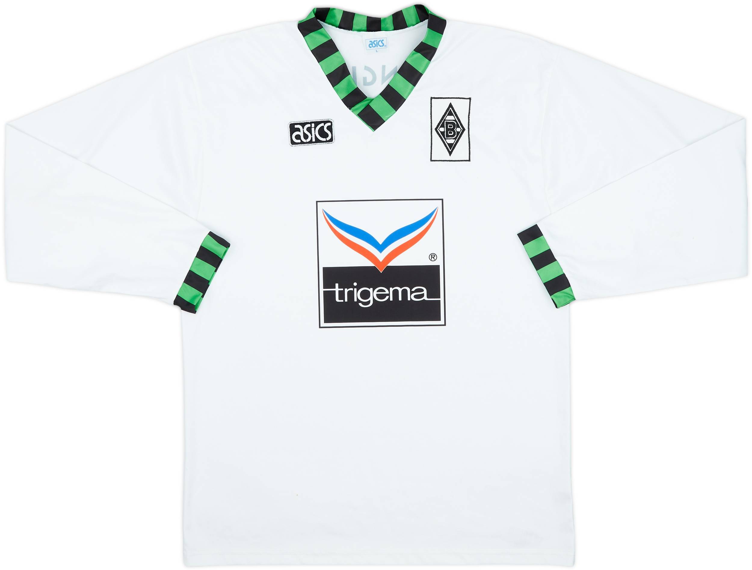 1992-94 Borussia Monchengladbach Home L/S Shirt - 8/10 - (L)