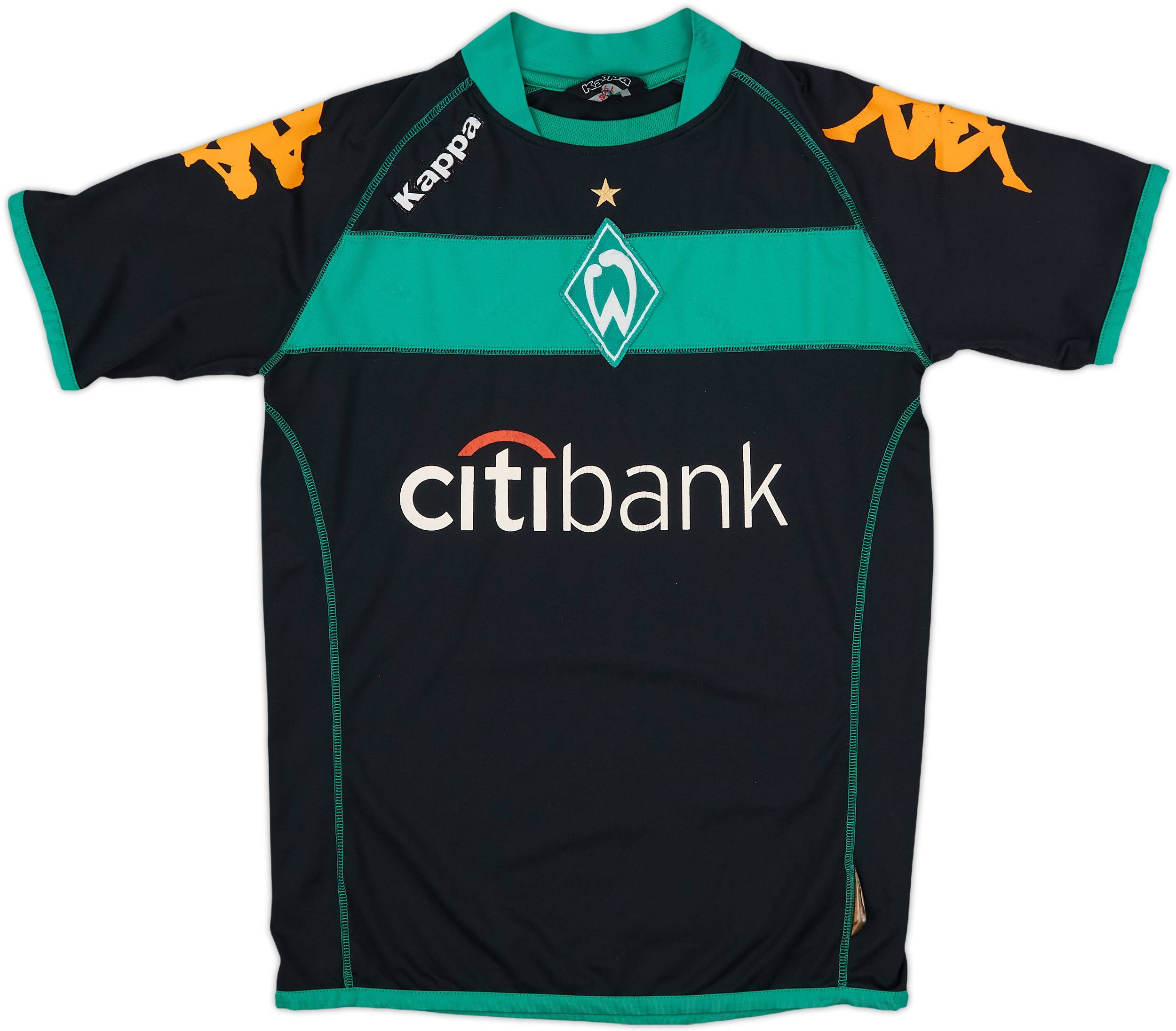 08/09 WERDER BREMENブレーメンユニフォーム ゲームシャツ　美品 08/09 WERDER BREMENブレーメンユニフォーム ゲームシャツ 美品 08/09