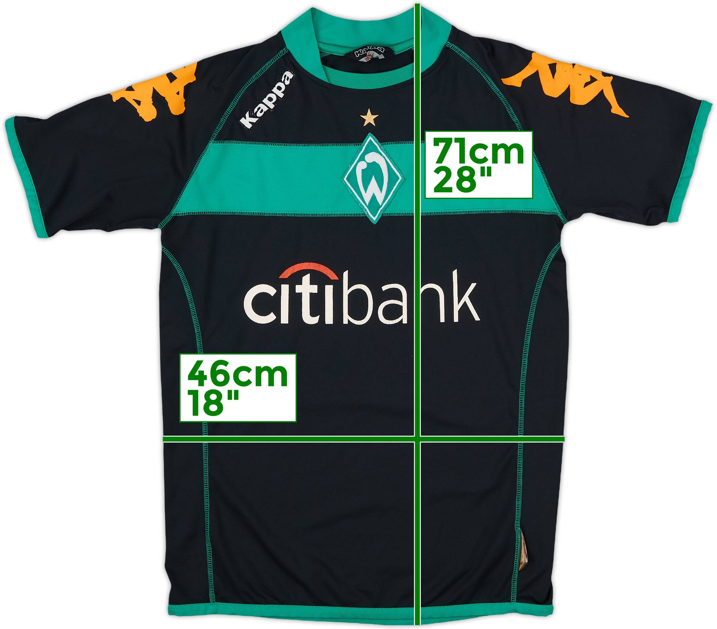 08/09 WERDER BREMENブレーメンユニフォーム ゲームシャツ　美品 2008-09 Werder Bremen Third Shirt - 7/10 - (S)