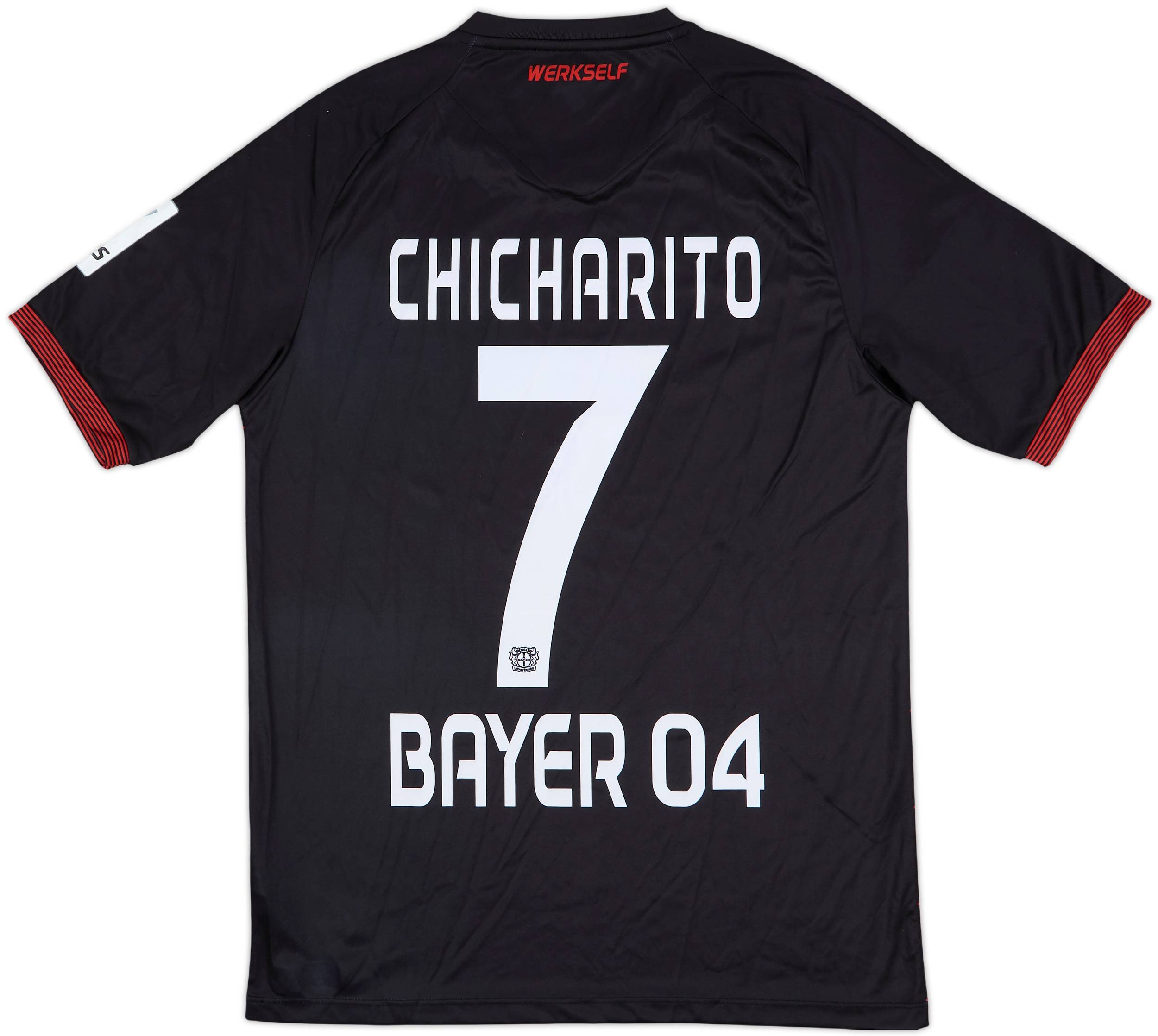 2016-17 Bayer Leverkusen Home Shirt Chicharito #7 - 9/10 - (S)