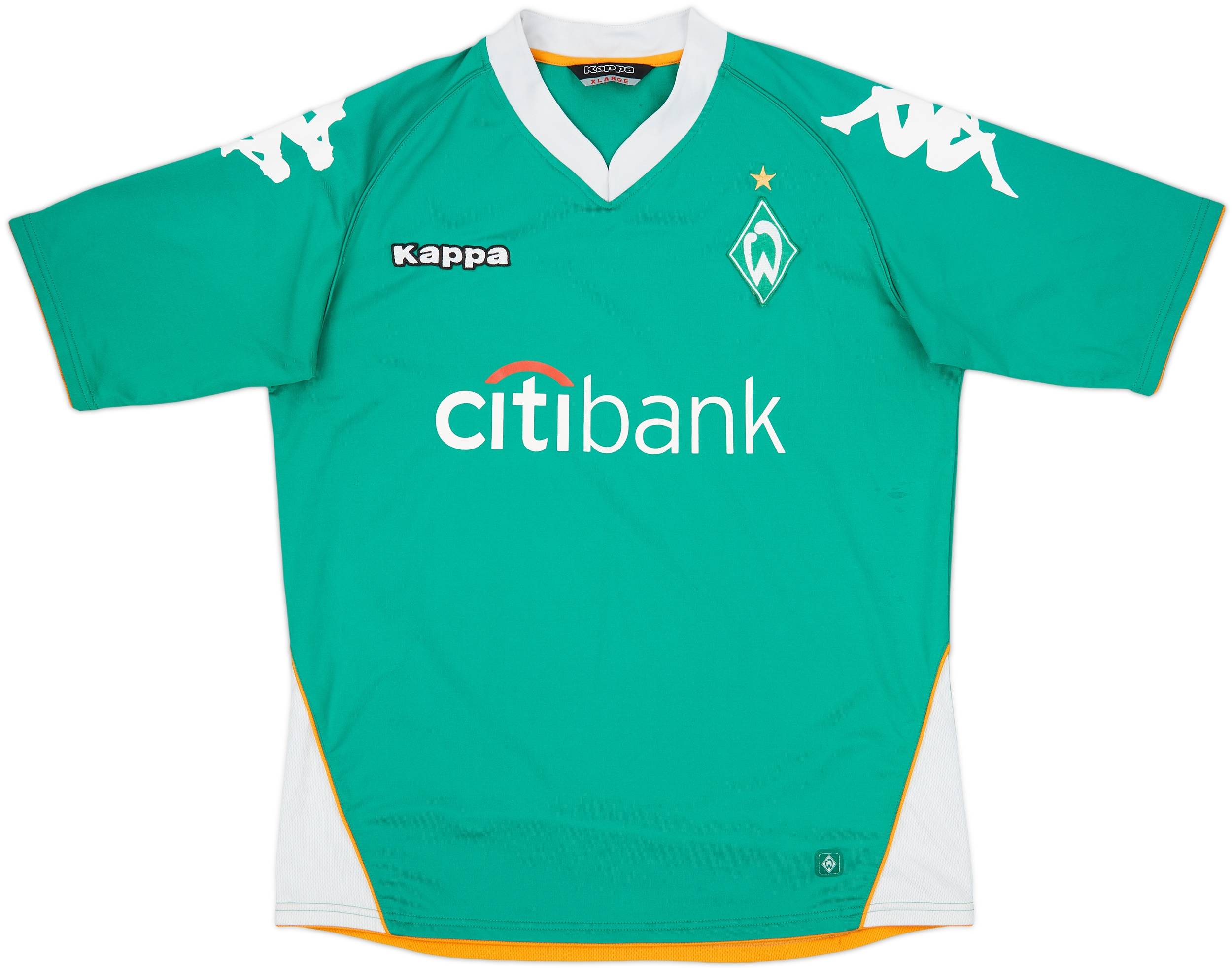 2007-08 Werder Bremen Home Shirt - 7/10 - (XL)