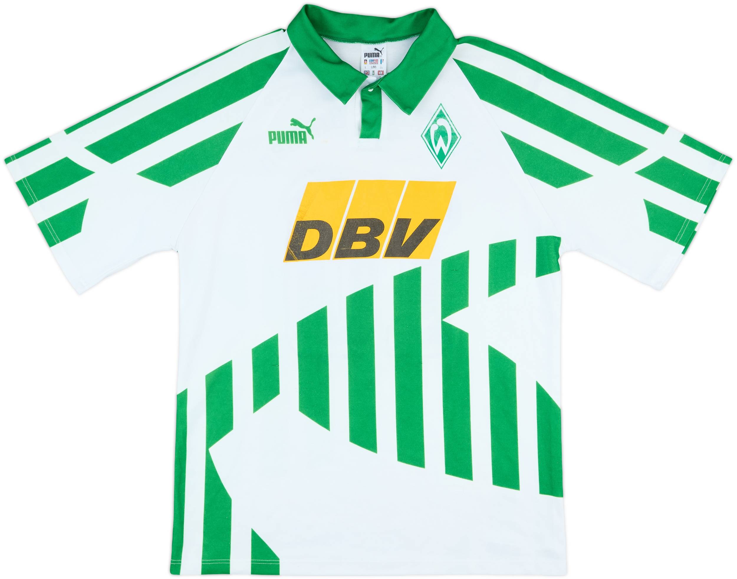 1994-95 Werder Bremen Match Issue Home Shirt #10