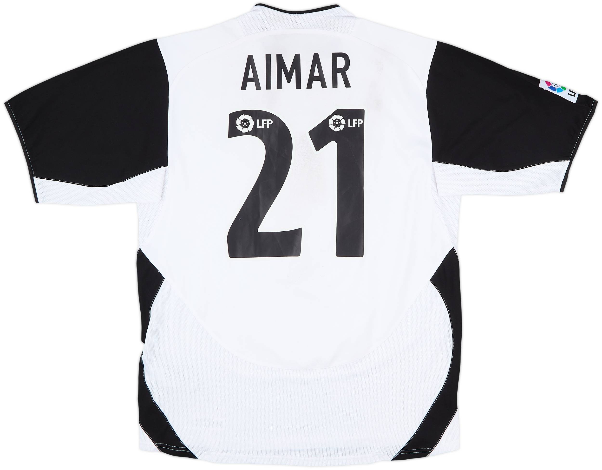 2003-04 Valencia Home Shirt Aimar #21 - 5/10 - (M)