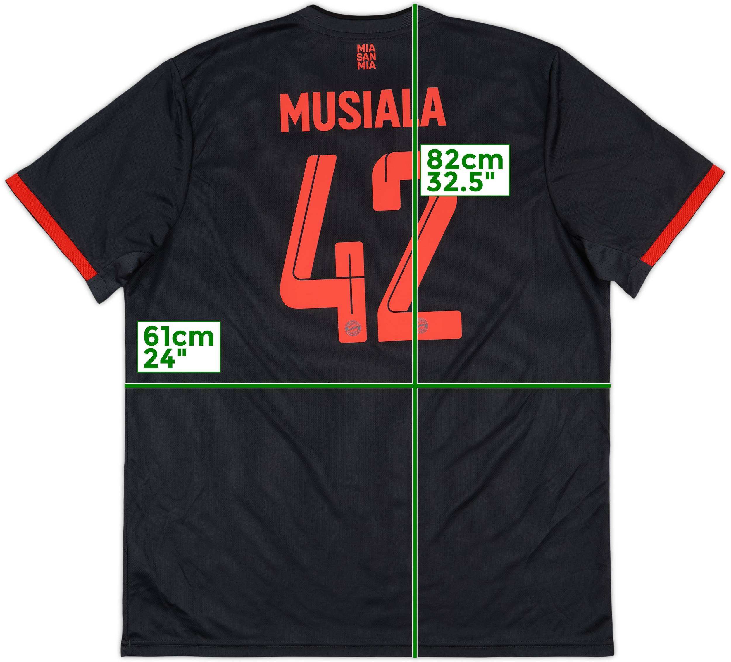 2022-23 Bayern Munich Third Shirt Musiala #42 - 9/10 - (XL)