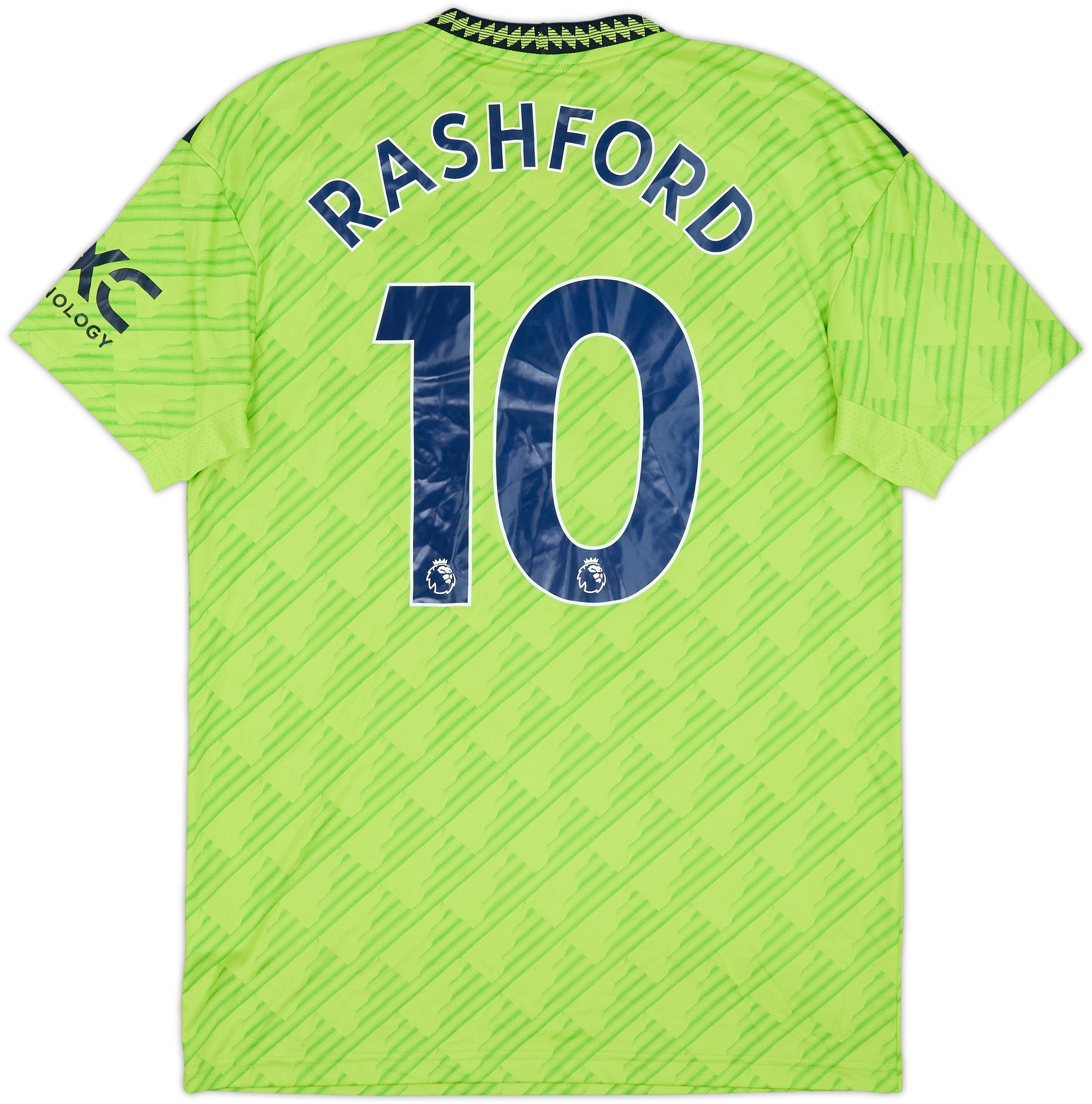 マンチェスター・ユナイテッド3rdユニフォーム Rashford 10 シャツ 2022-23 Manchester United Third Shirt Rashford #10 - 8/10 - (M)