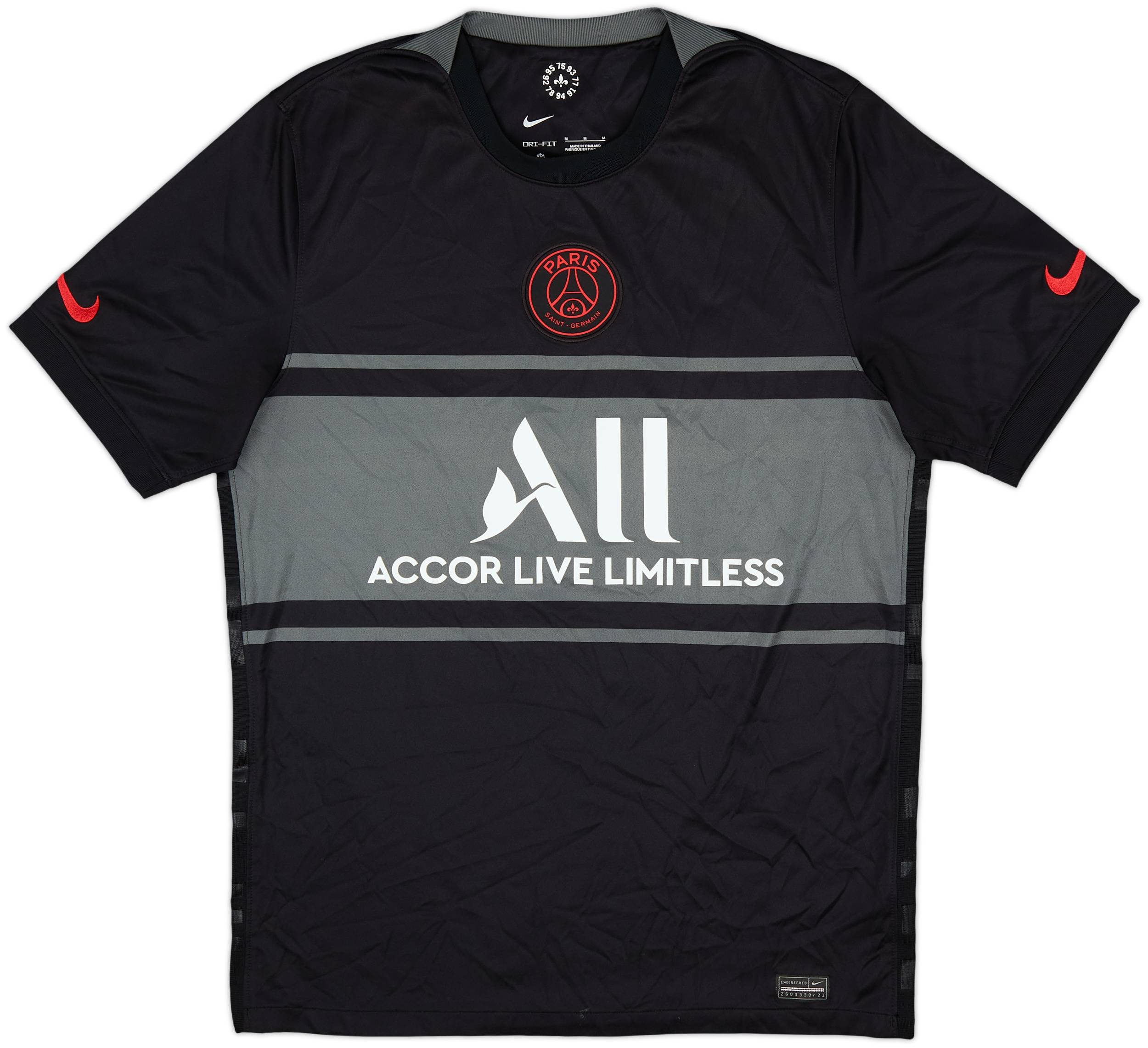 2021-22 Paris Saint-Germain Third Shirt Messi #30 - 7/10 - (M)