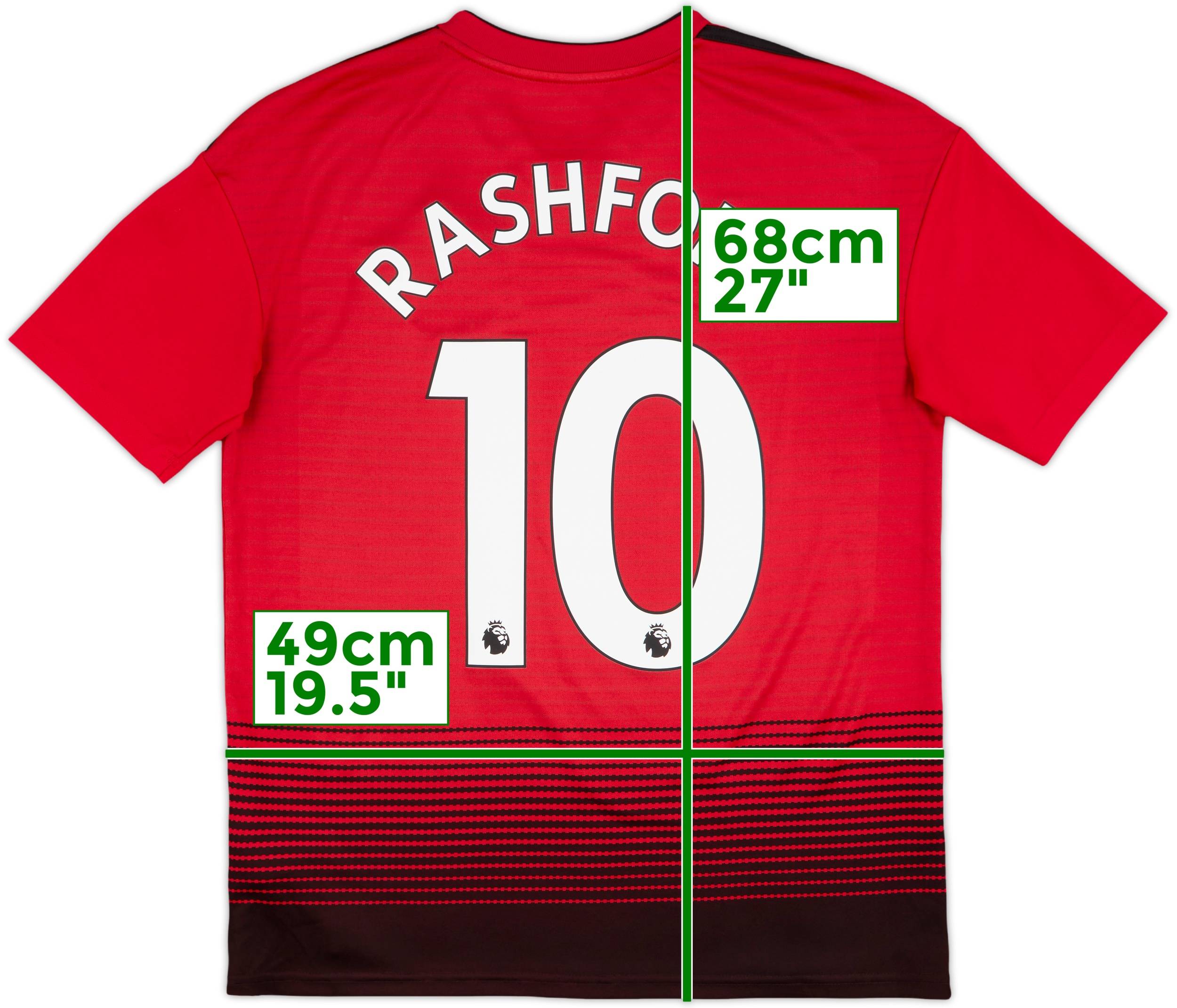 Manchester United Rashford 10 ユニフォーム RASHFORD #10 Manchester United 23/24 Stadium Men's Home