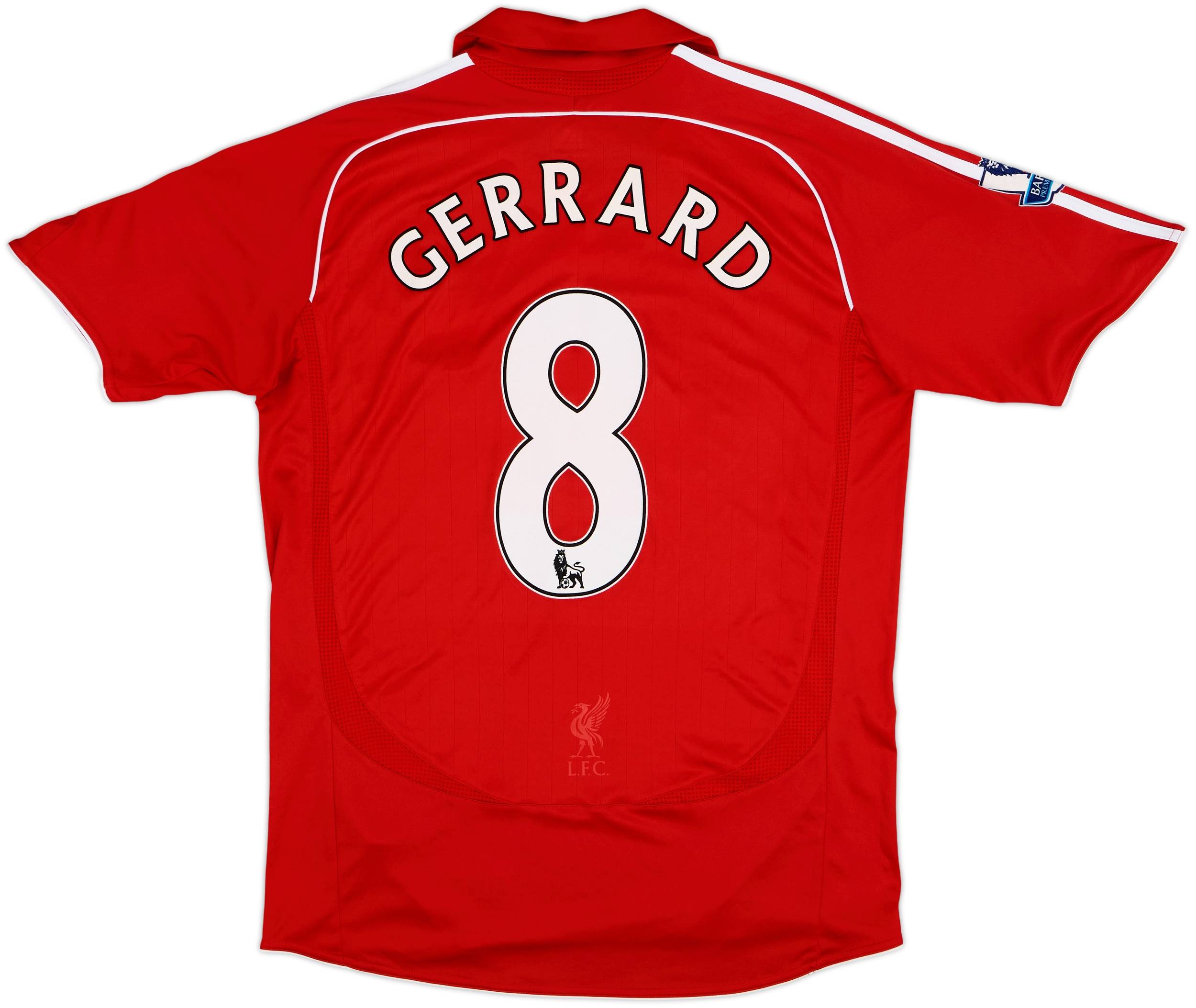 バ*ク様 リバプール GERRARD 8番 シャツ 2006-08 Liverpool Home Shirt Gerrard #8 - 8/10 - (M)
