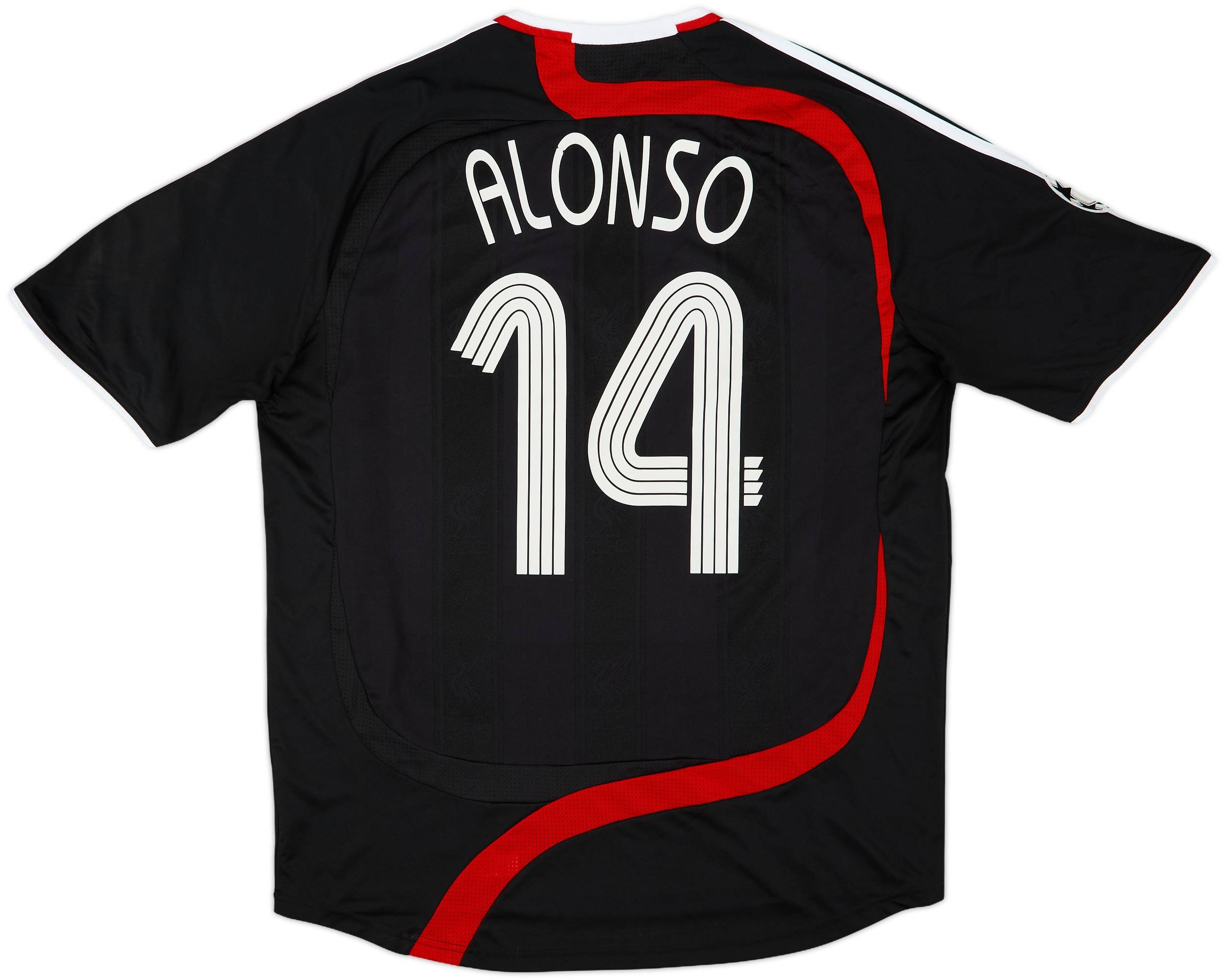 2007-08 Liverpool Third Shirt Alonso #14 - 9/10 - (L)