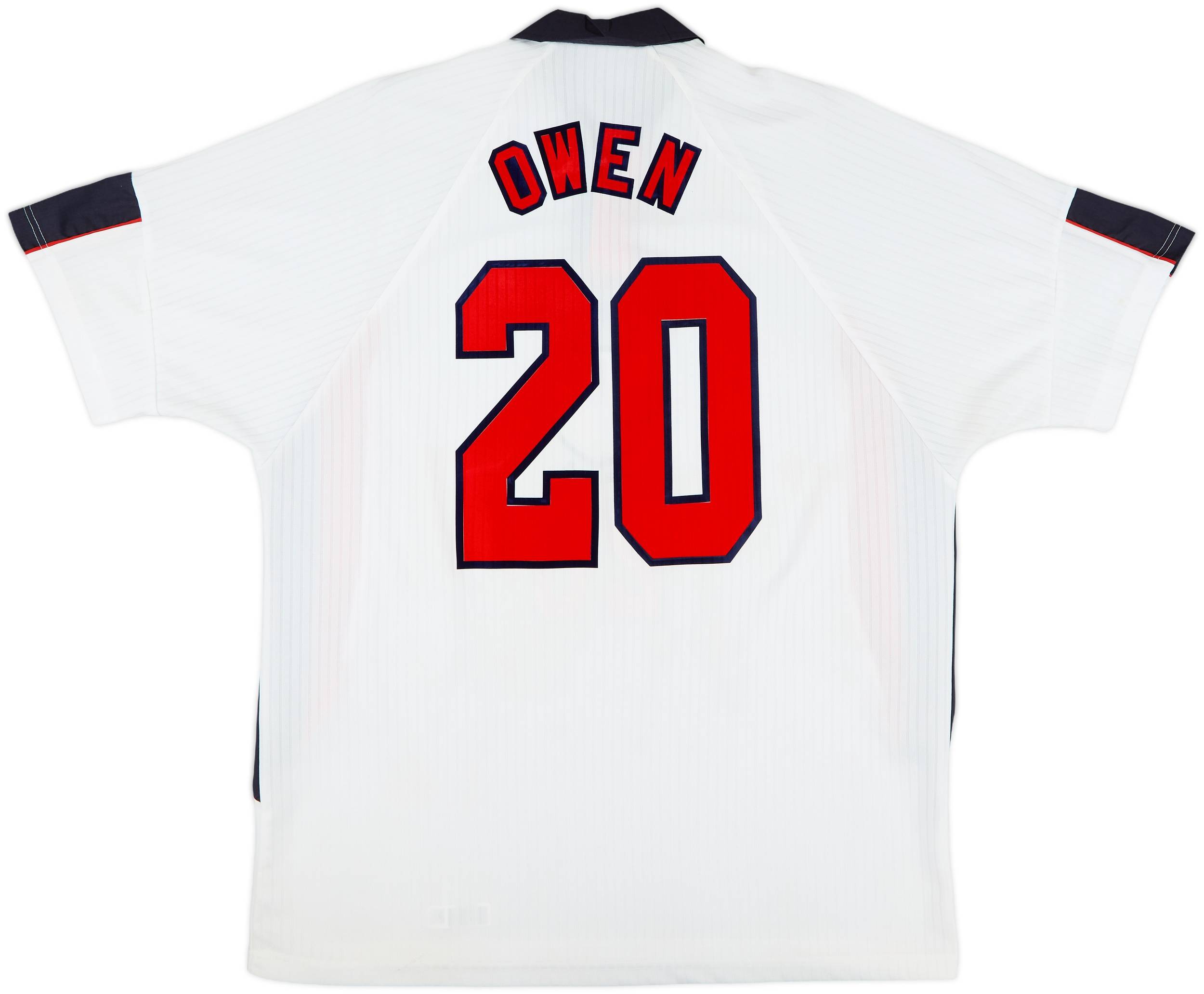 UMBRO イングランド代表 シャツ OWEN 20 1997-99 England Home Shirt Owen #20 - 8/10 - (XL)