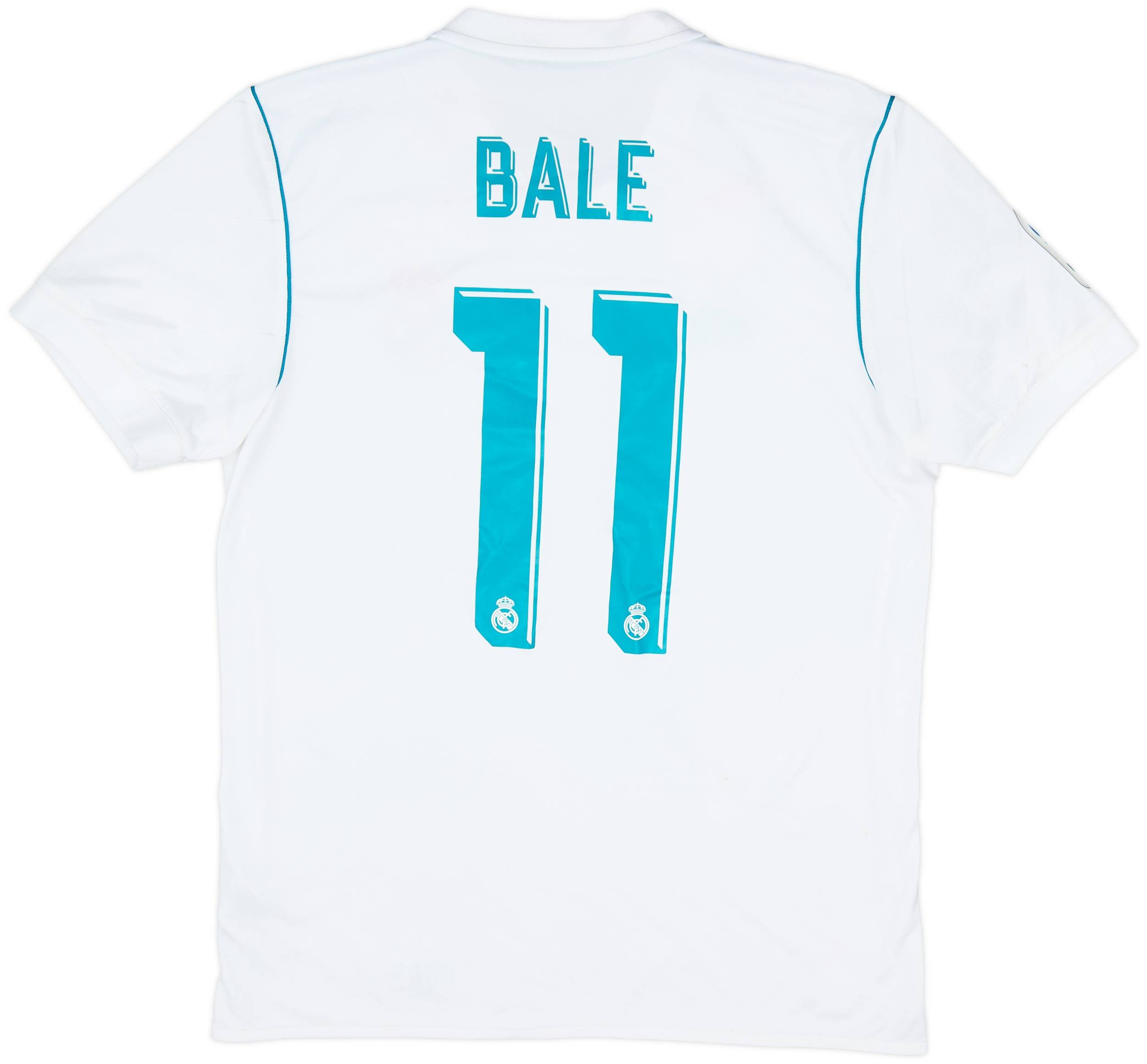 2017-18 Real Madrid Home Shirt Bale #11 - 7/10 - (M)