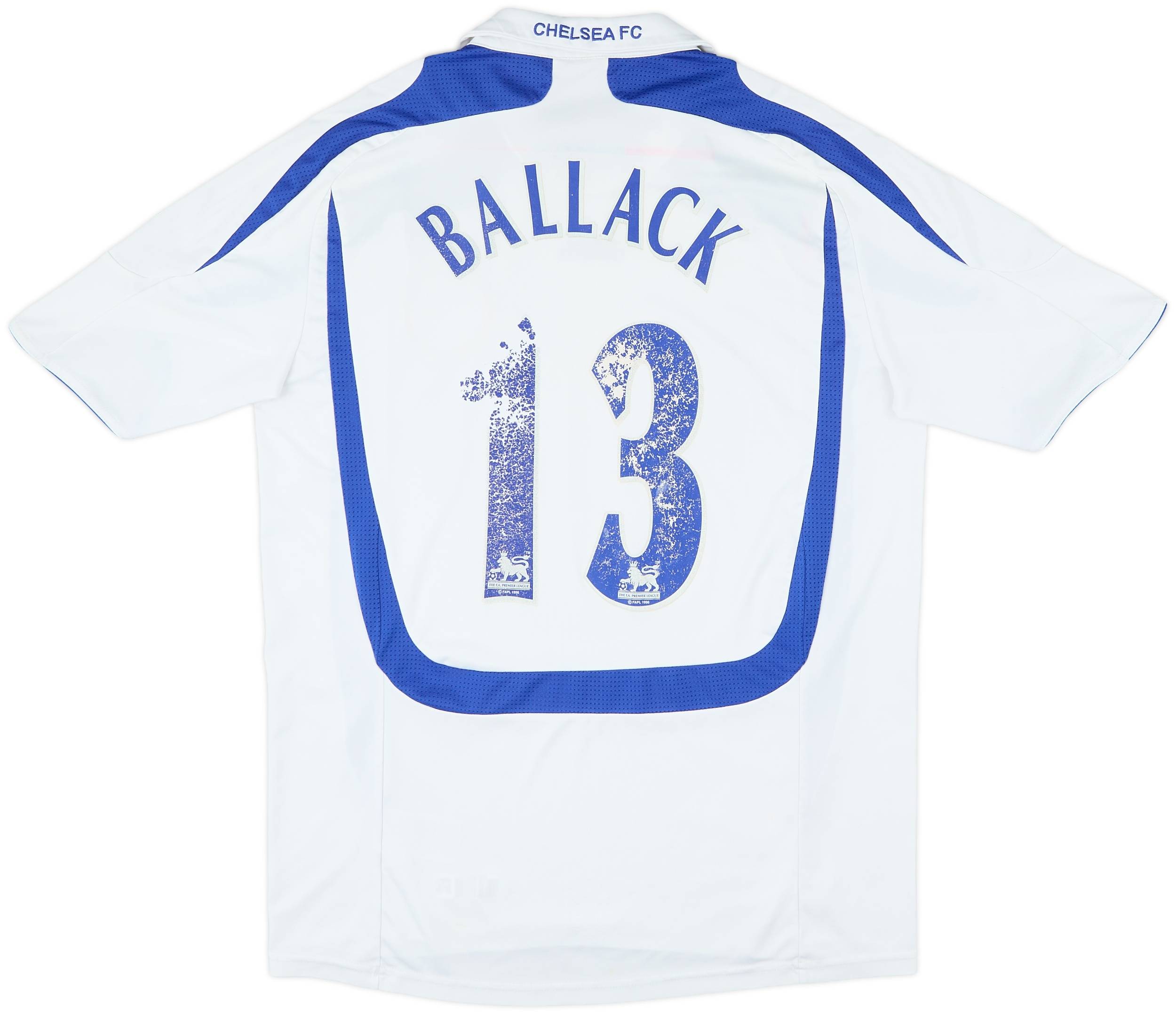 Chelsea FC Ballack 13 シャツ 2006-08 Chelsea Home Shirt Ballack #13 - 5/10 - (XL)