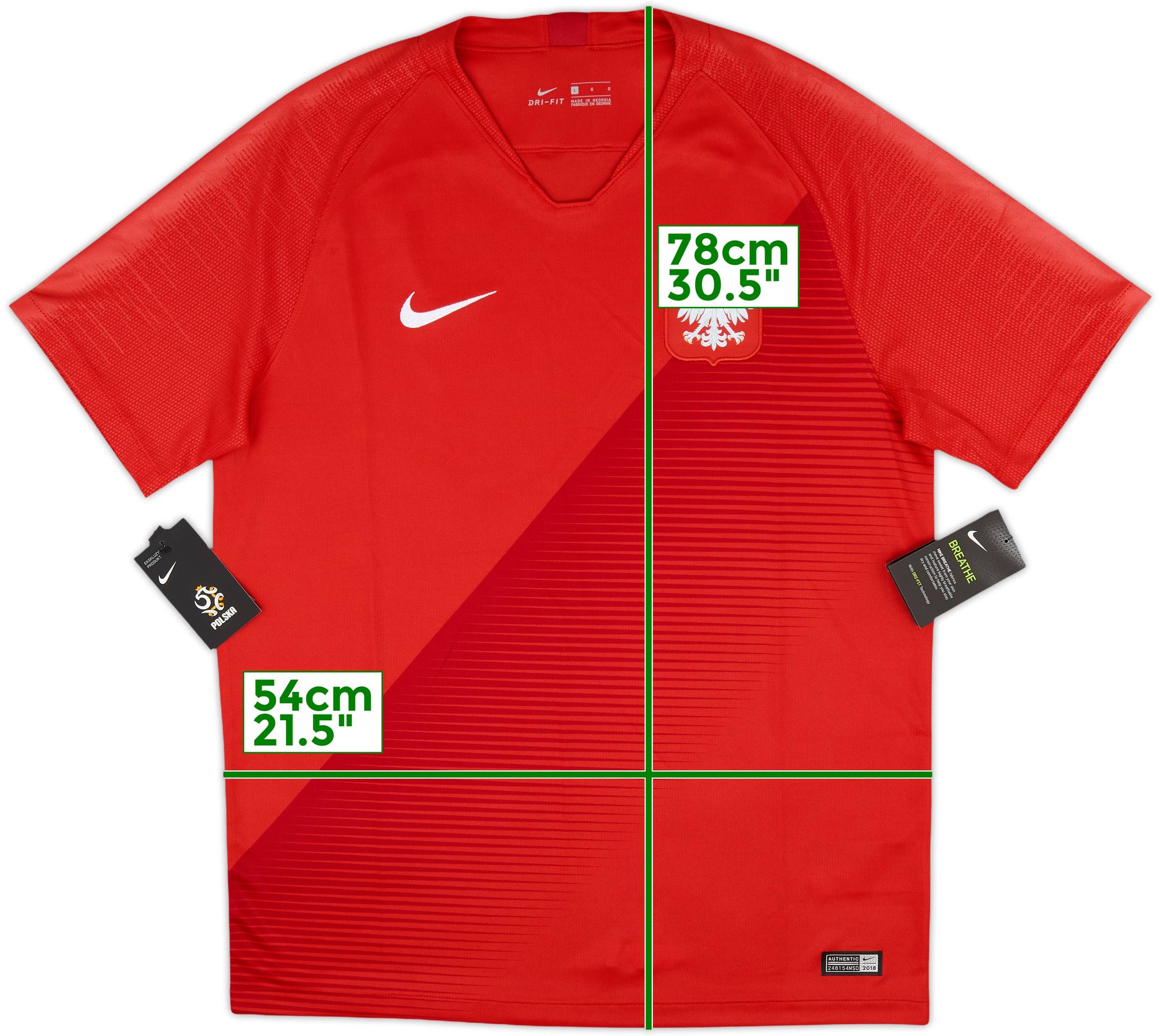 2018-19 Poland Away Shirt (L)