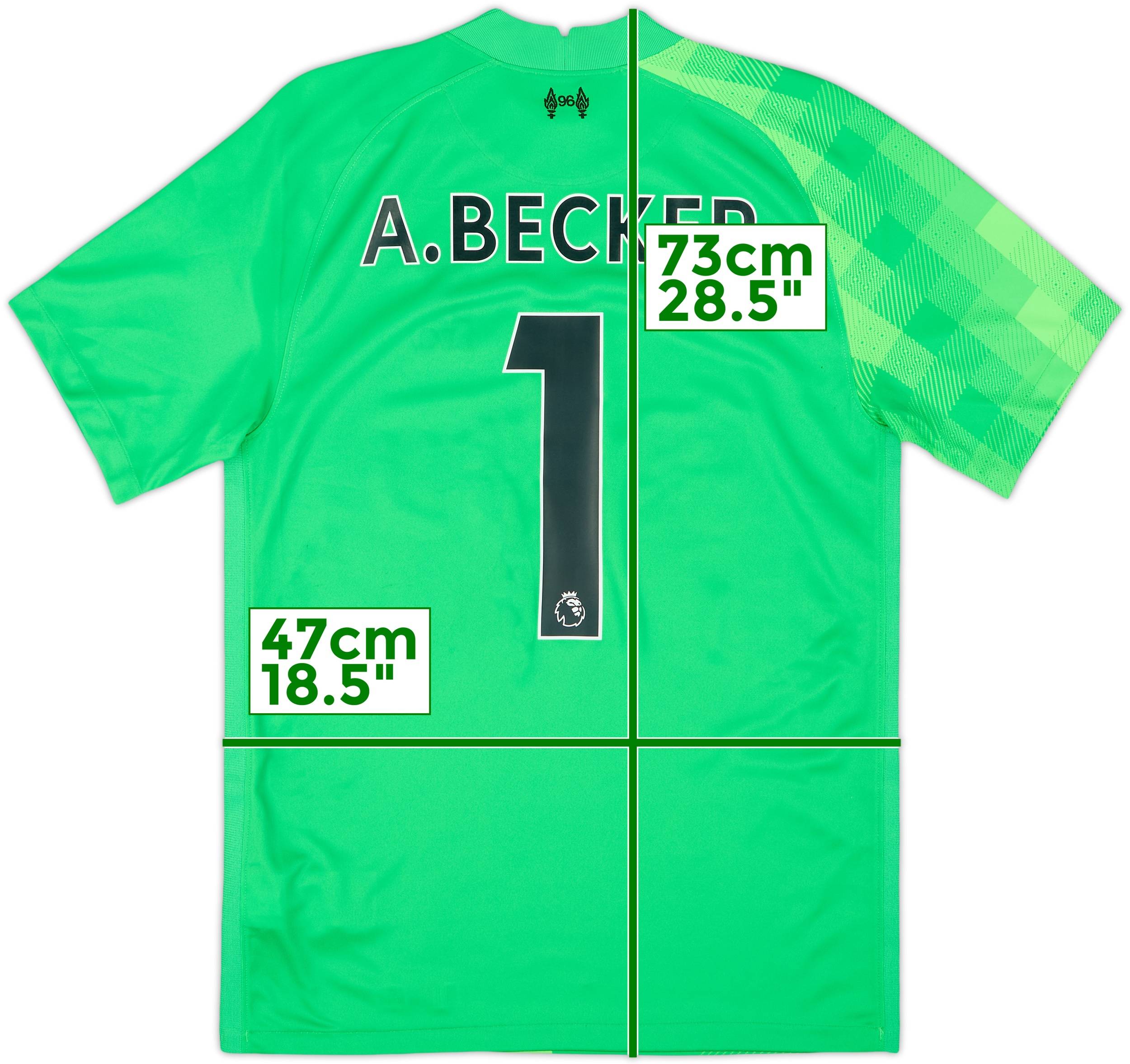 2021-22 Liverpool GK Shirt A.Becker #1 (S)