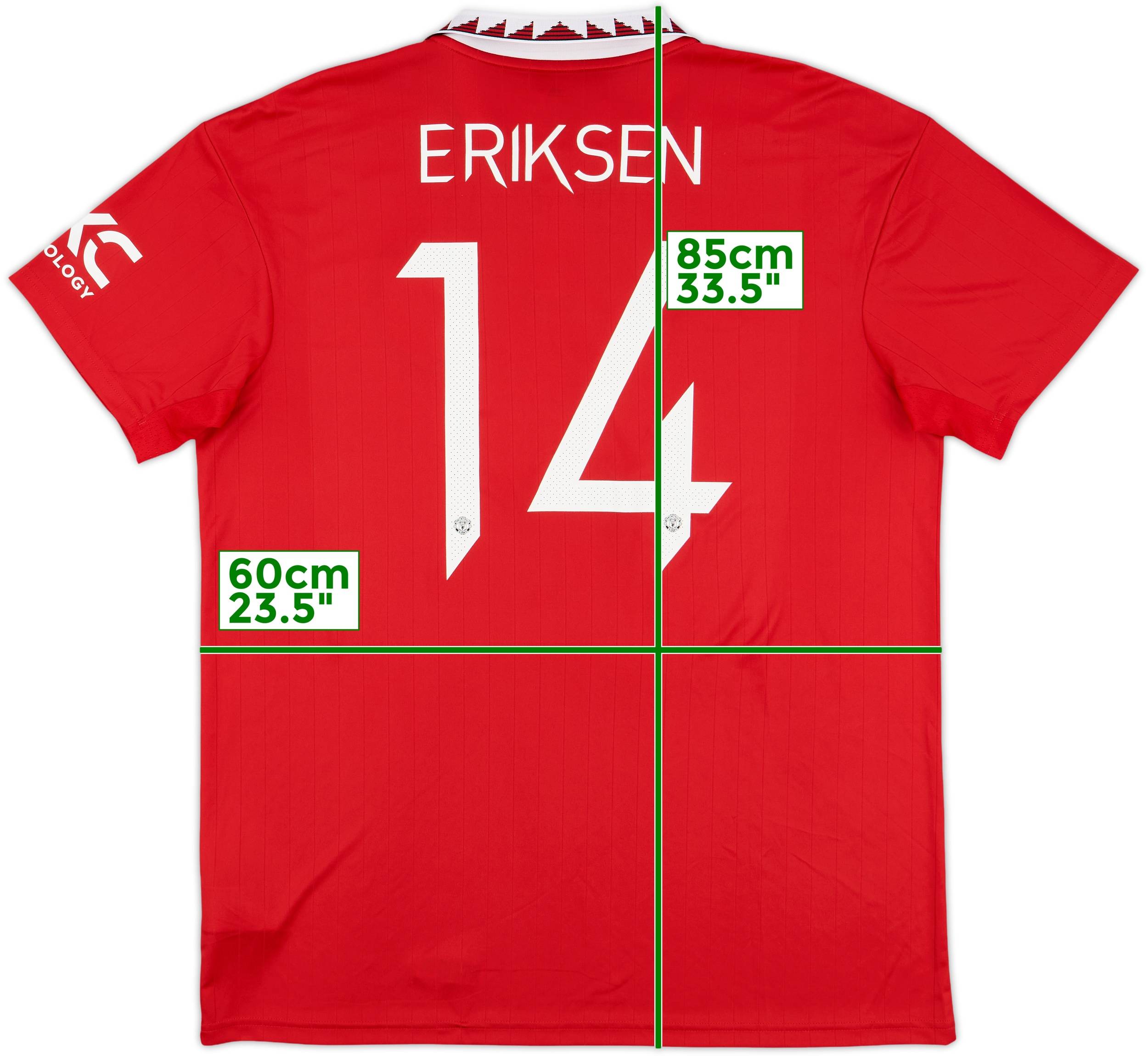 2022-23 Manchester United Home Shirt Eriksen #14 - 10/10 - (XL)
