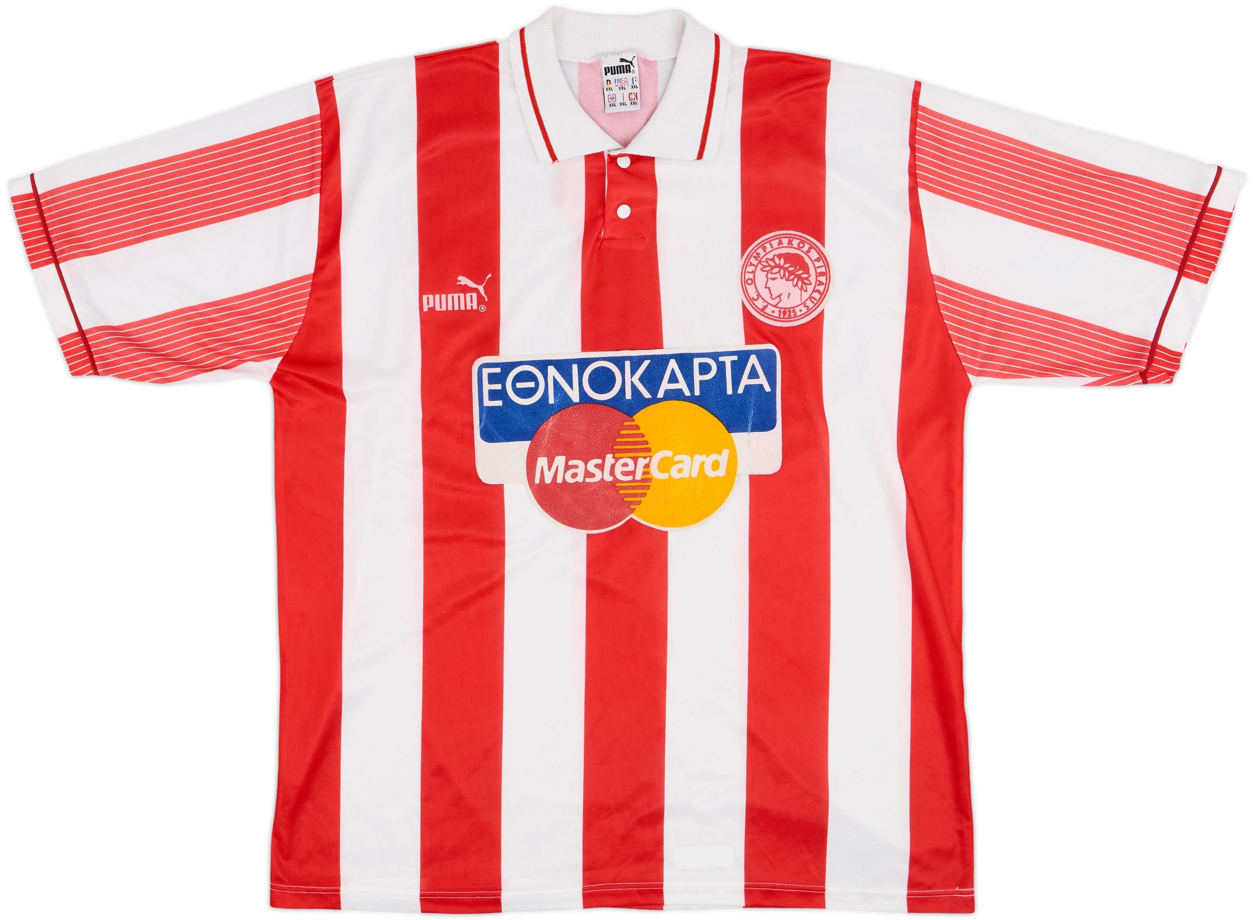 1996-97 Olympiakos Home Shirt - 6/10 - (XXL)