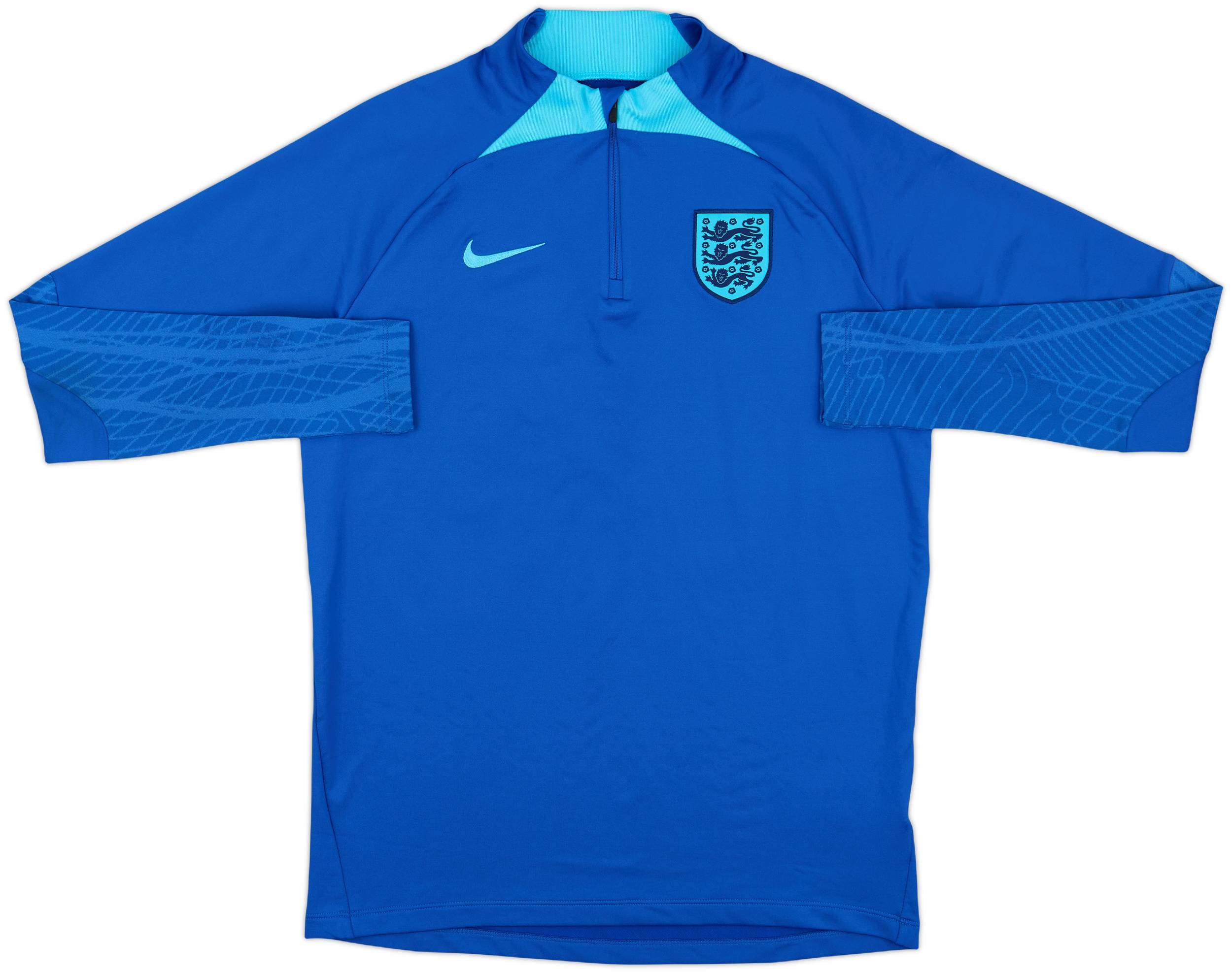 2022-24 England Nike 1/4 Zip Drill Top - 10/10 - (M)