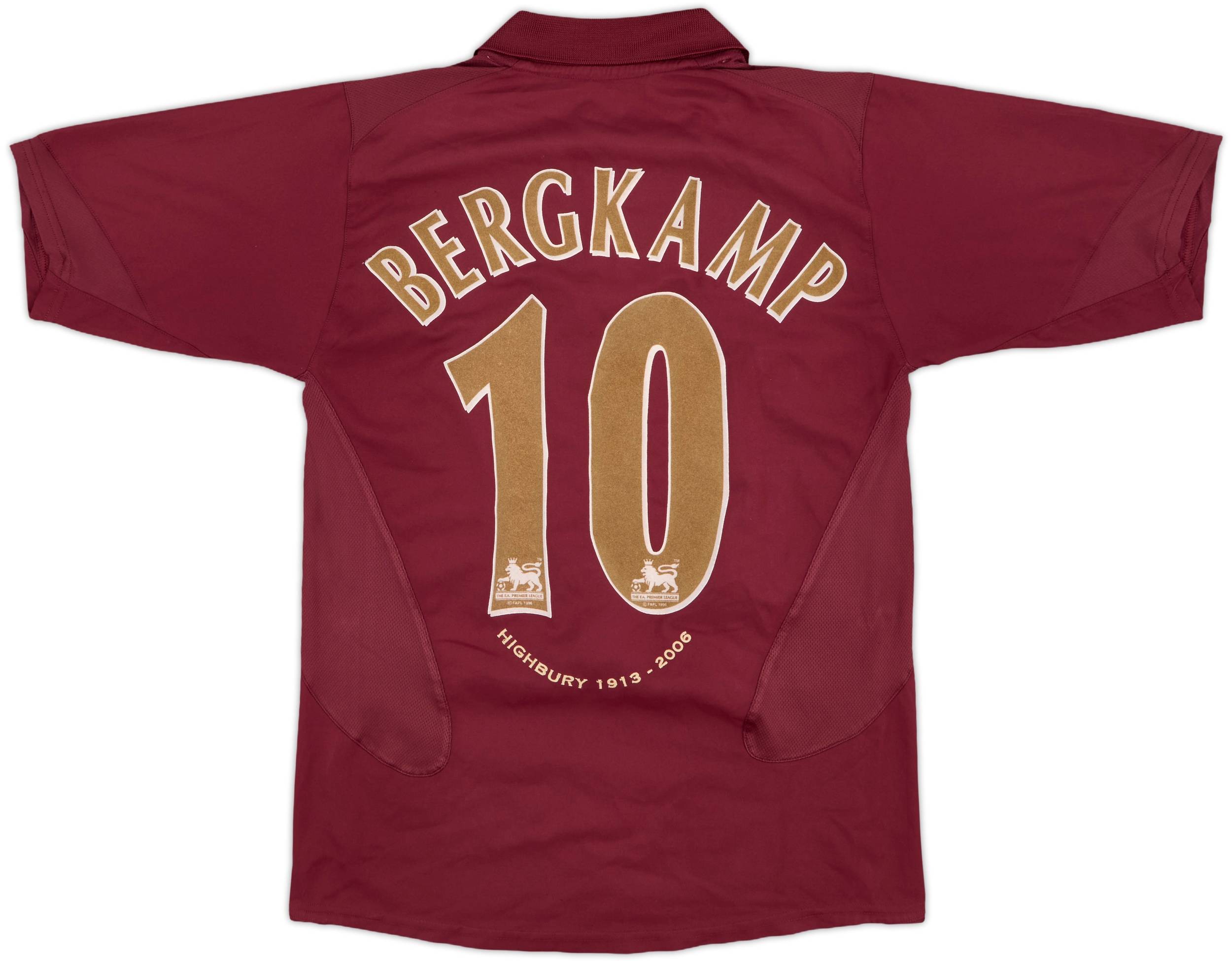 Arsenal Bergkamp #10 引退記念試合ユニフォーム Arsenal Bergkamp #10