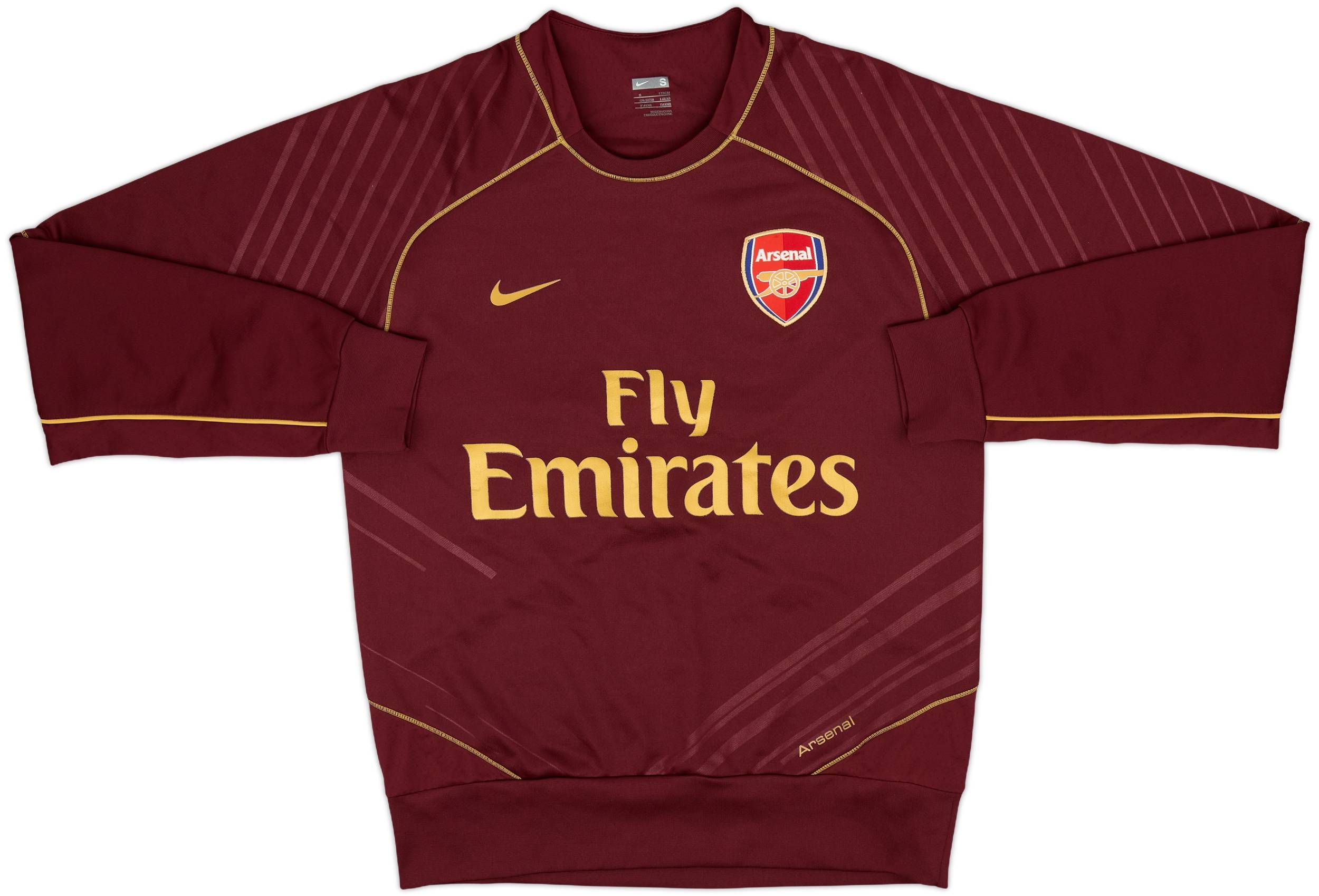 2007-08 Arsenal Nike Sweat Top - 7/10 - (S)