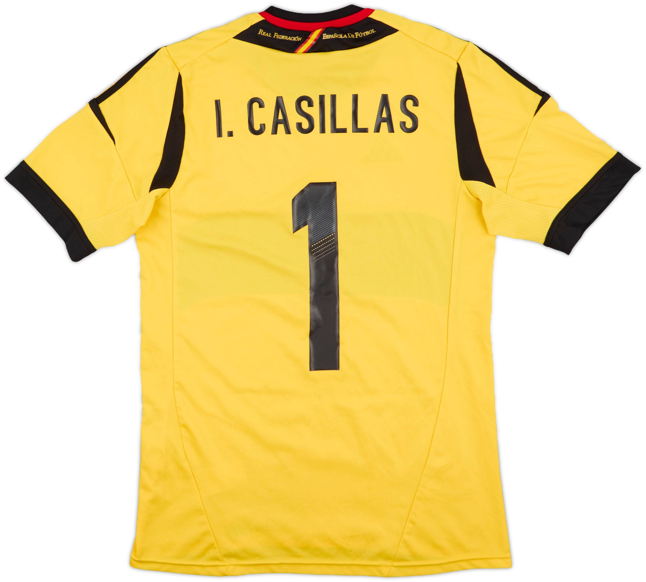 2012-13 Spain GK S/S Shirt Casillas #1 9/10 (S)