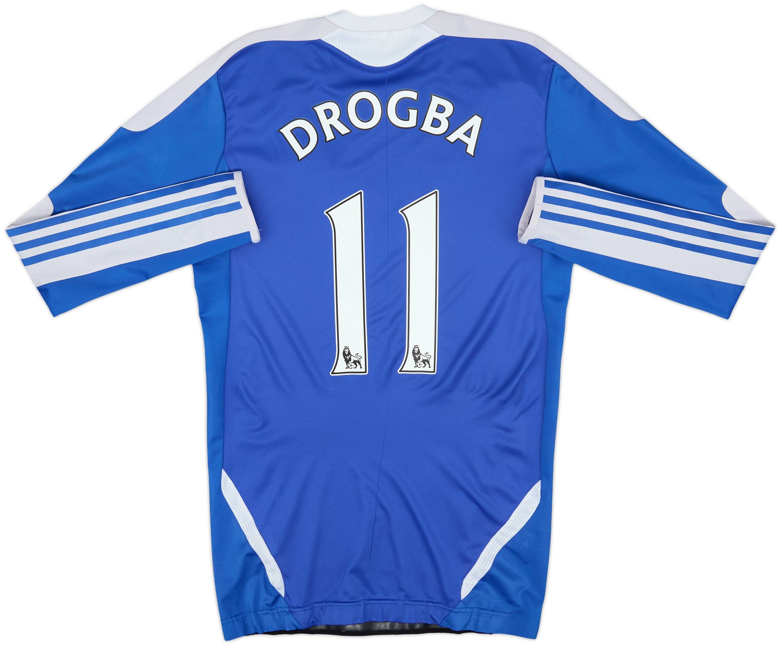 2011-12 Chelsea TechFit Player Issue Home L/S Shirt Drogba #11 - 6