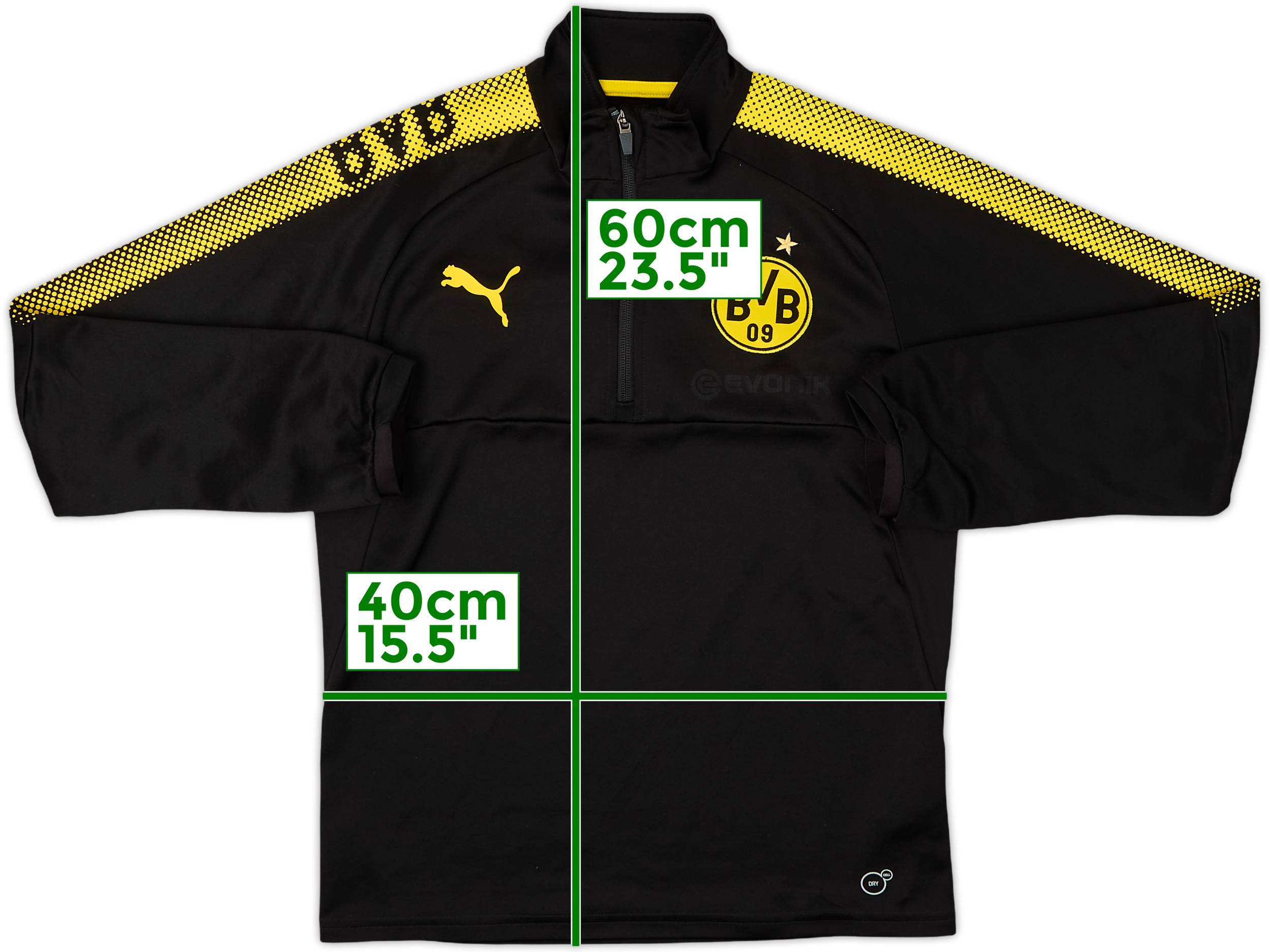 2017-18 Borussia Dortmund Puma 1/4 Zip Drill Top - 7/10