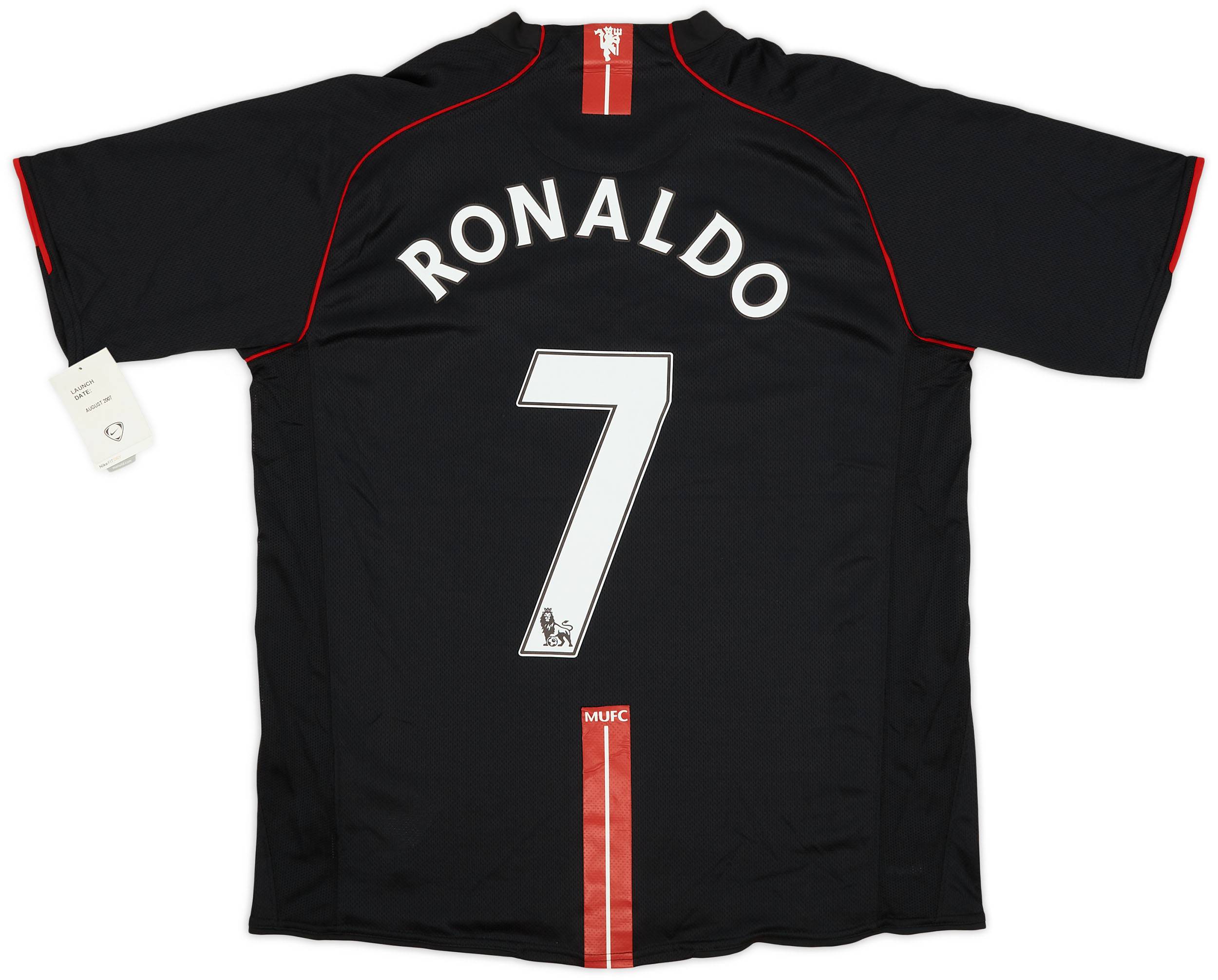 2007-08 Manchester United Away Shirt Ronaldo #7 (XL)