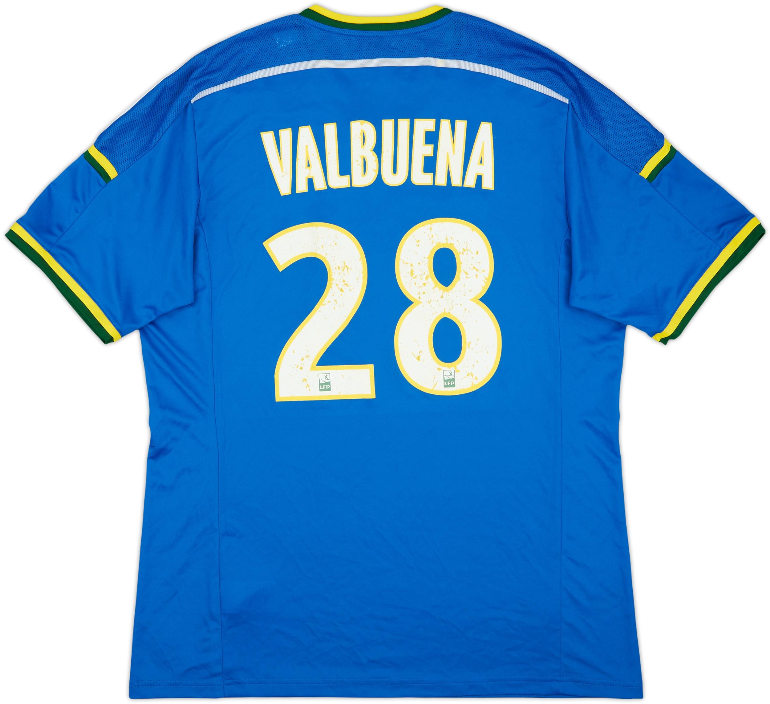 2013-14 Olympique Marseille Fourth Shirt Valbuena #28 - 7/10 - (XL)