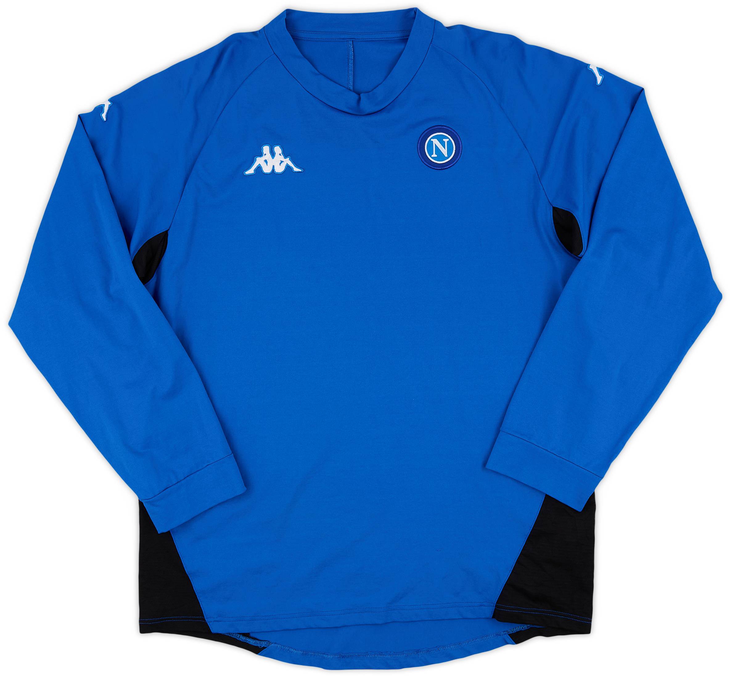 2005-06 Napoli Kappa Training L/S Shirt - 7/10 - (XXL)