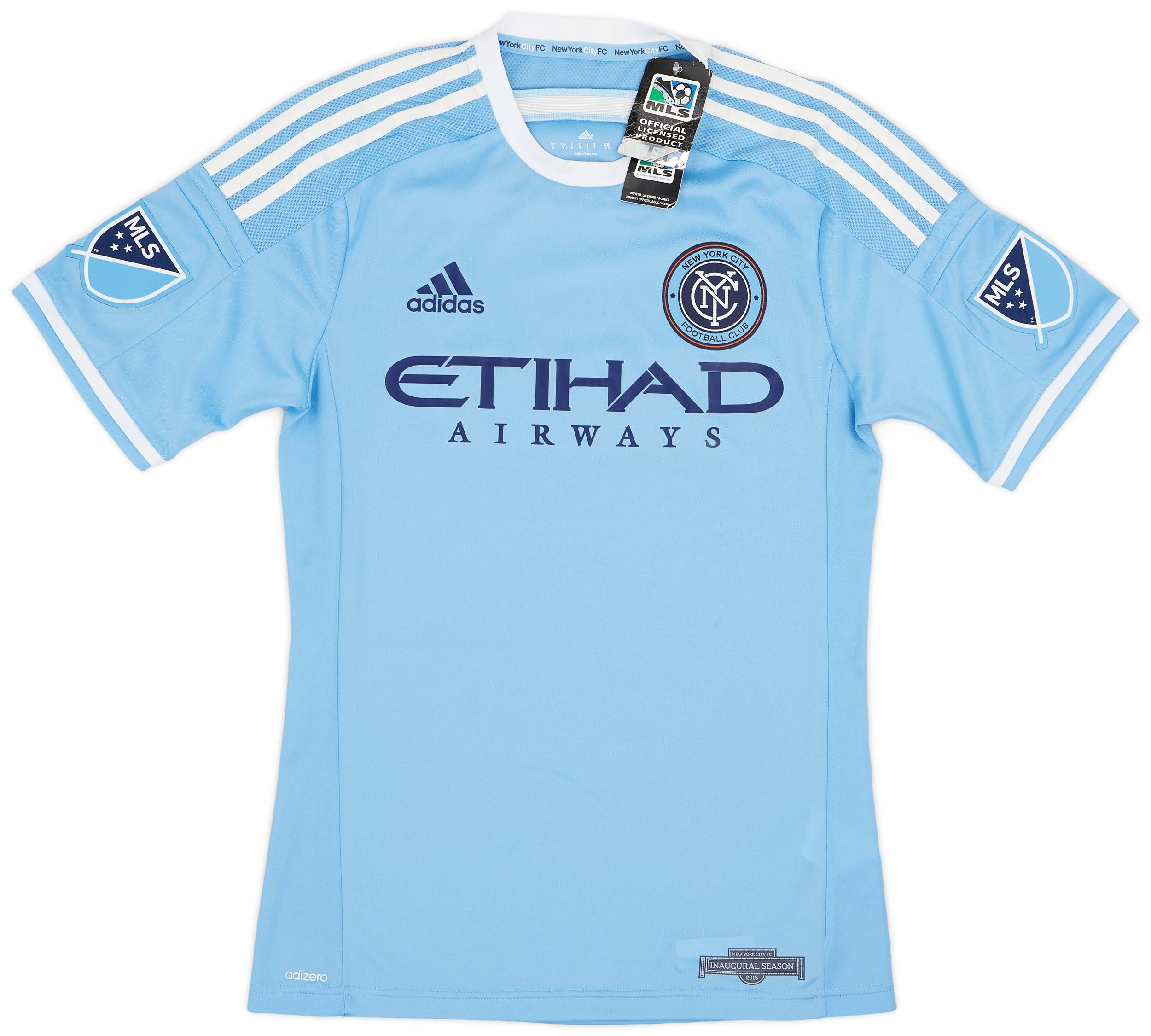 2014-15 New York City Authentic Home Shirt (S)
