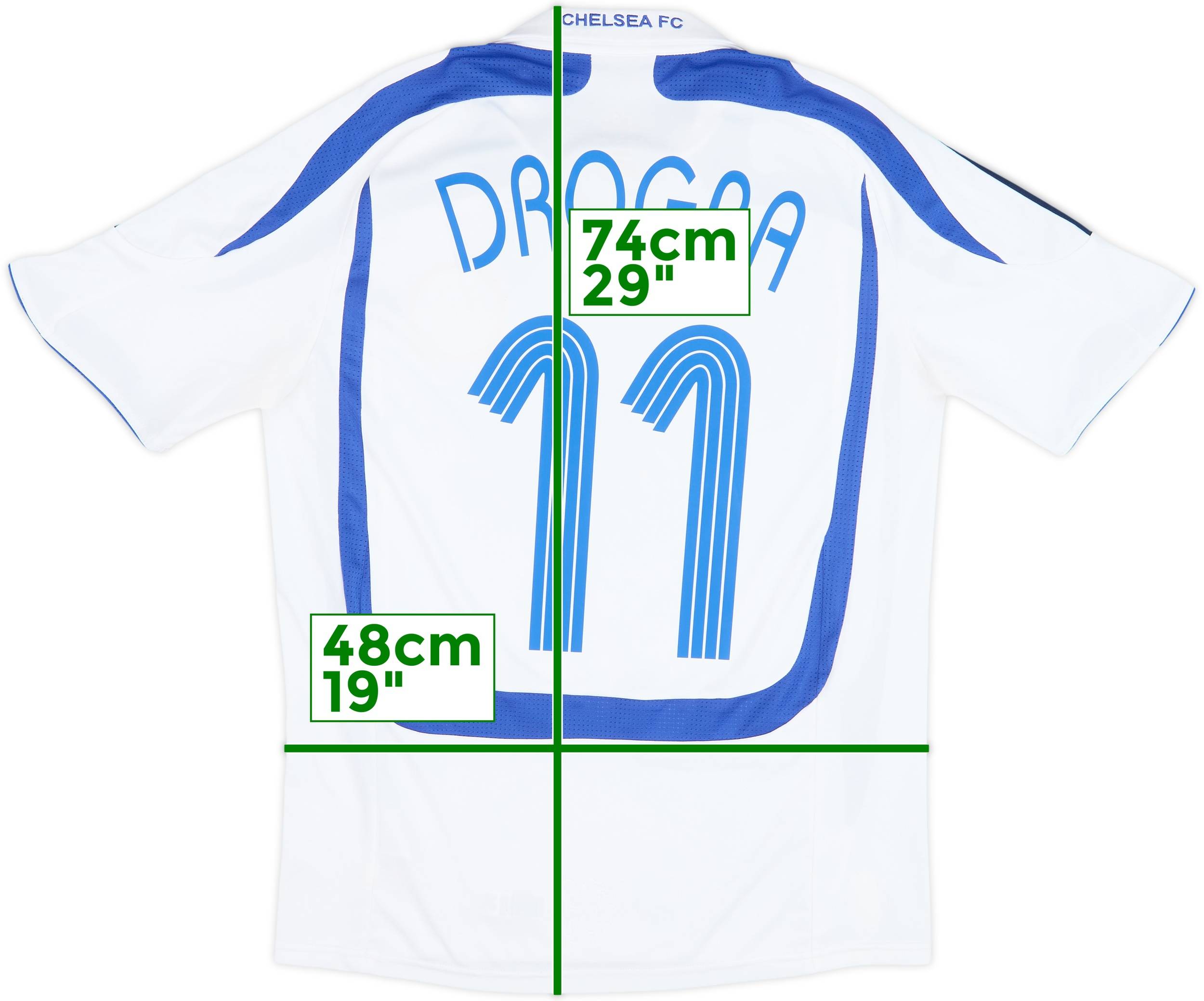2007-08 Chelsea Third Shirt Drogba #11 - 8/10 - (S)