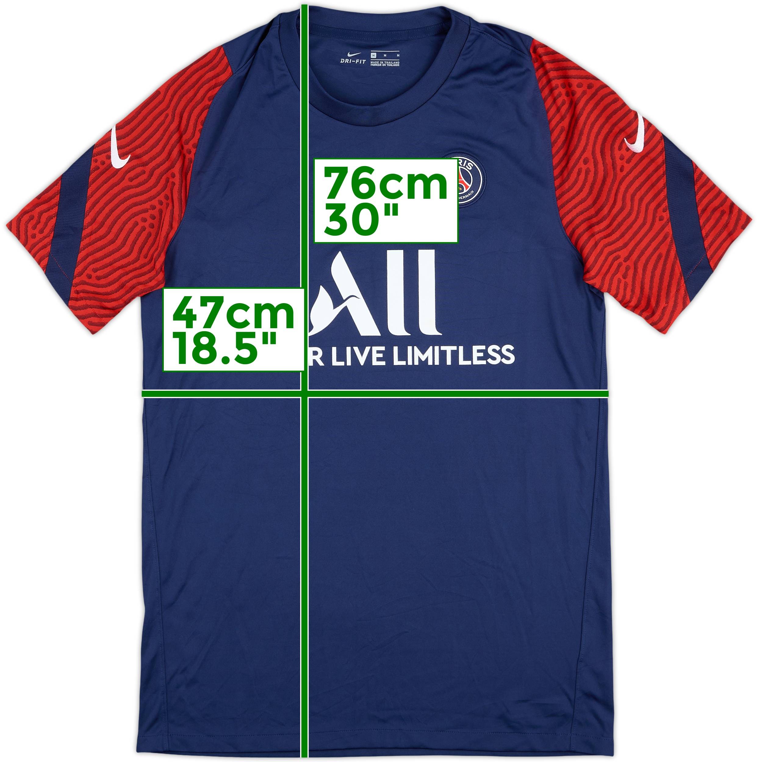 2020-21 Paris Saint-Germain Nike Training Shirt - 7/10 - (M)