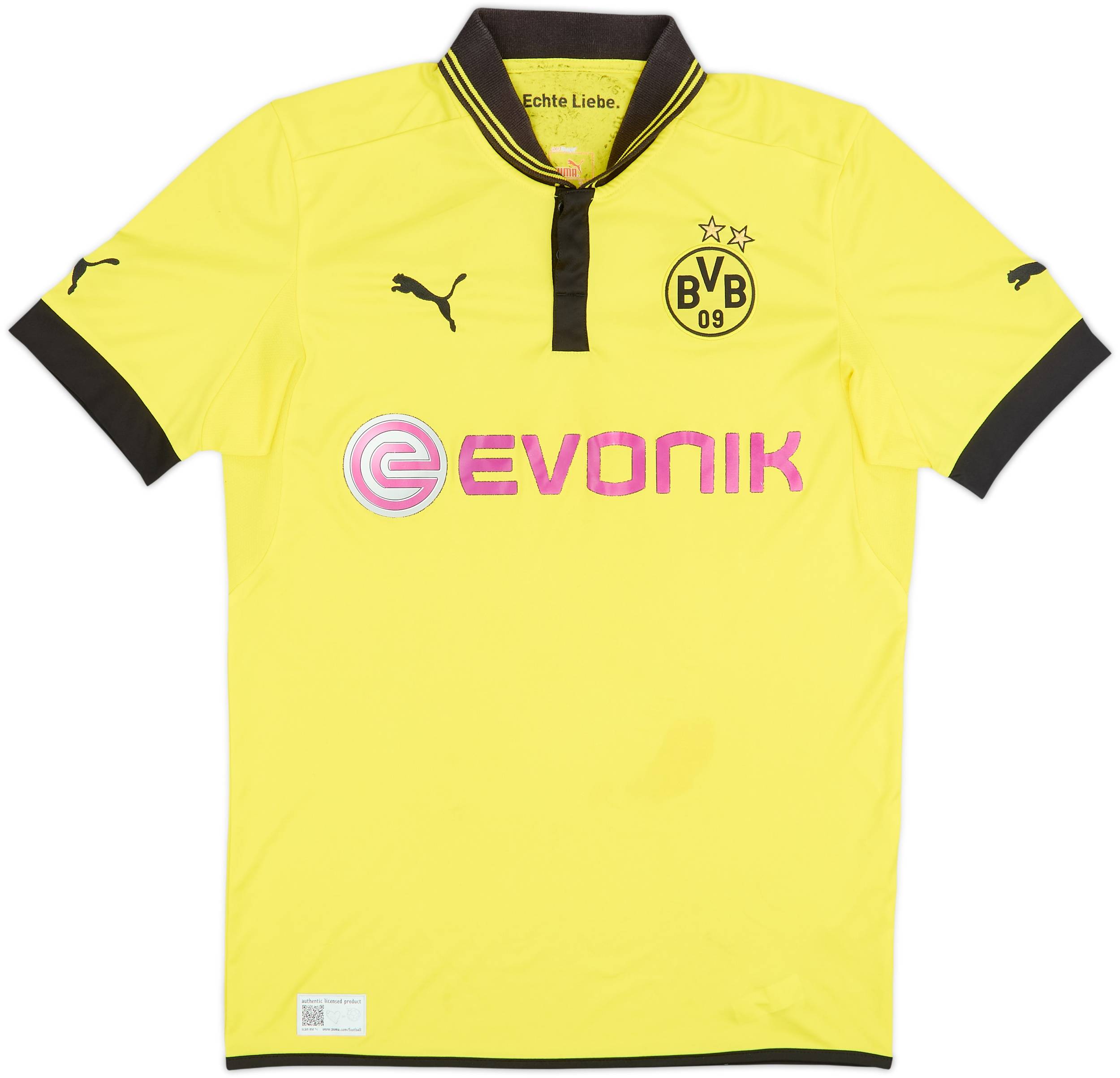 ウェア Borussia Dortmund 2012/13  2012-13 Borussia Dortmund Home Shirt - 6/10 - (L)