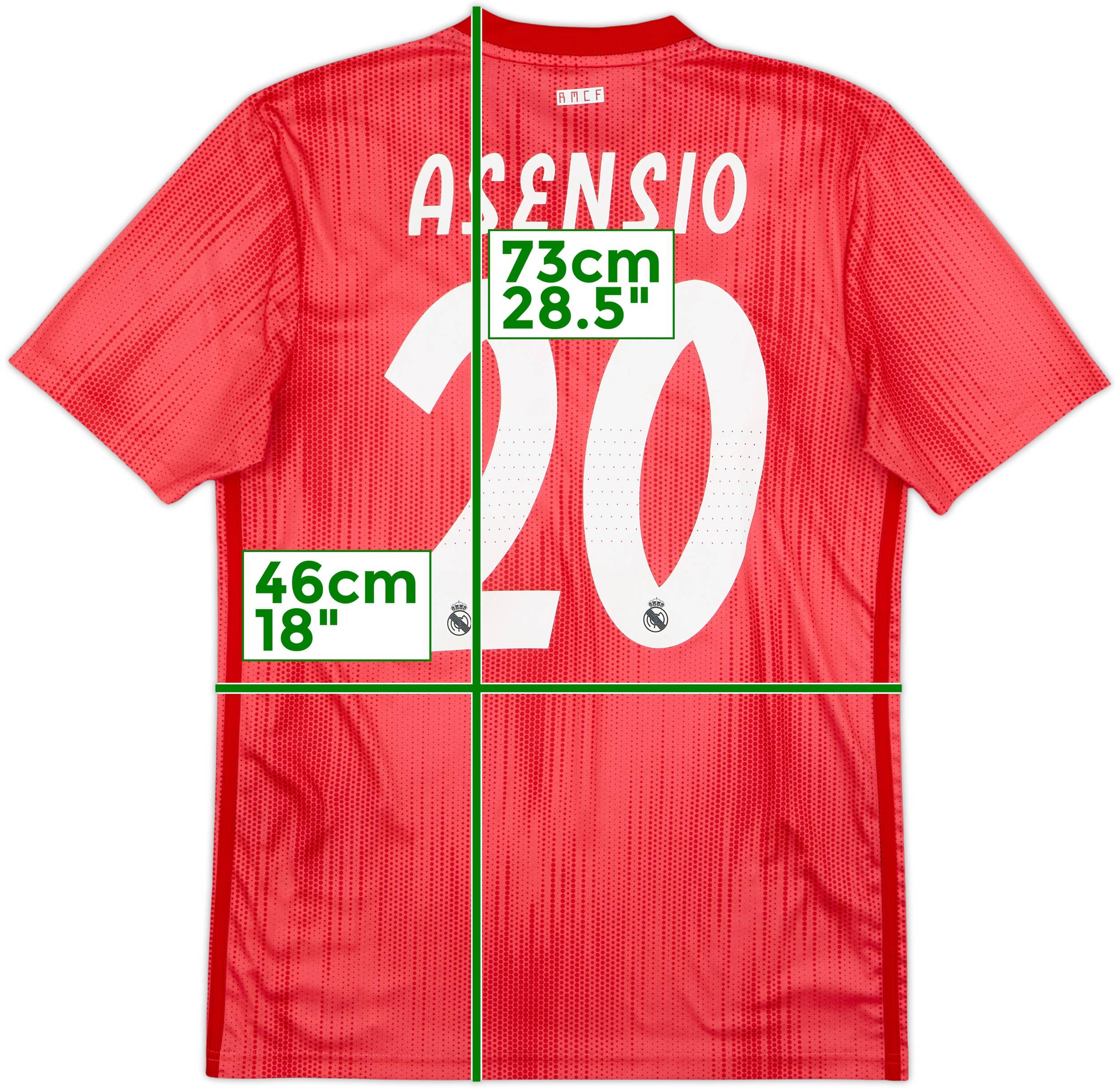 2018-19 Real Madrid Third Shirt Asensio #20 - 8/10 - (S)