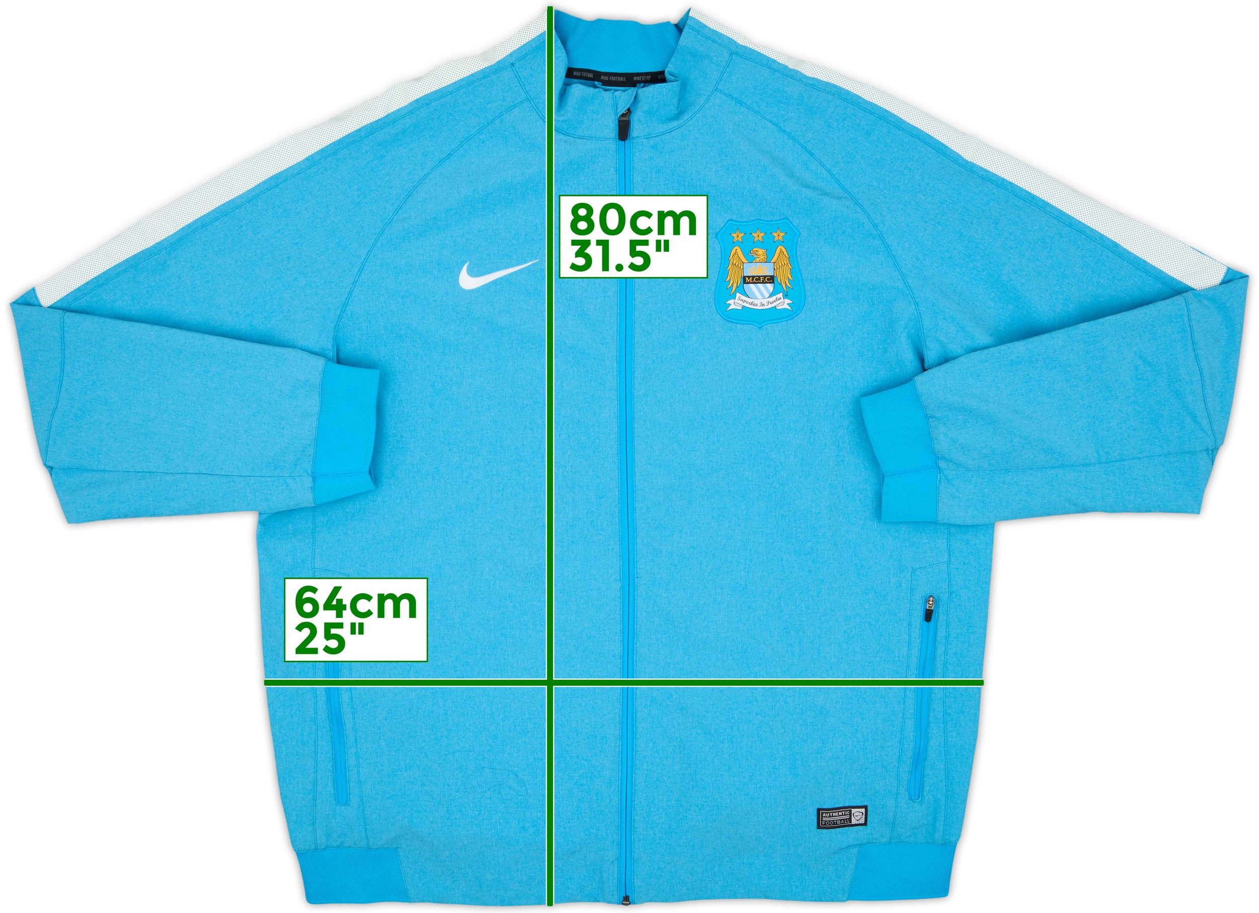2014-15 Manchester City Nike Track Jacket - 10/10 - (XXL)