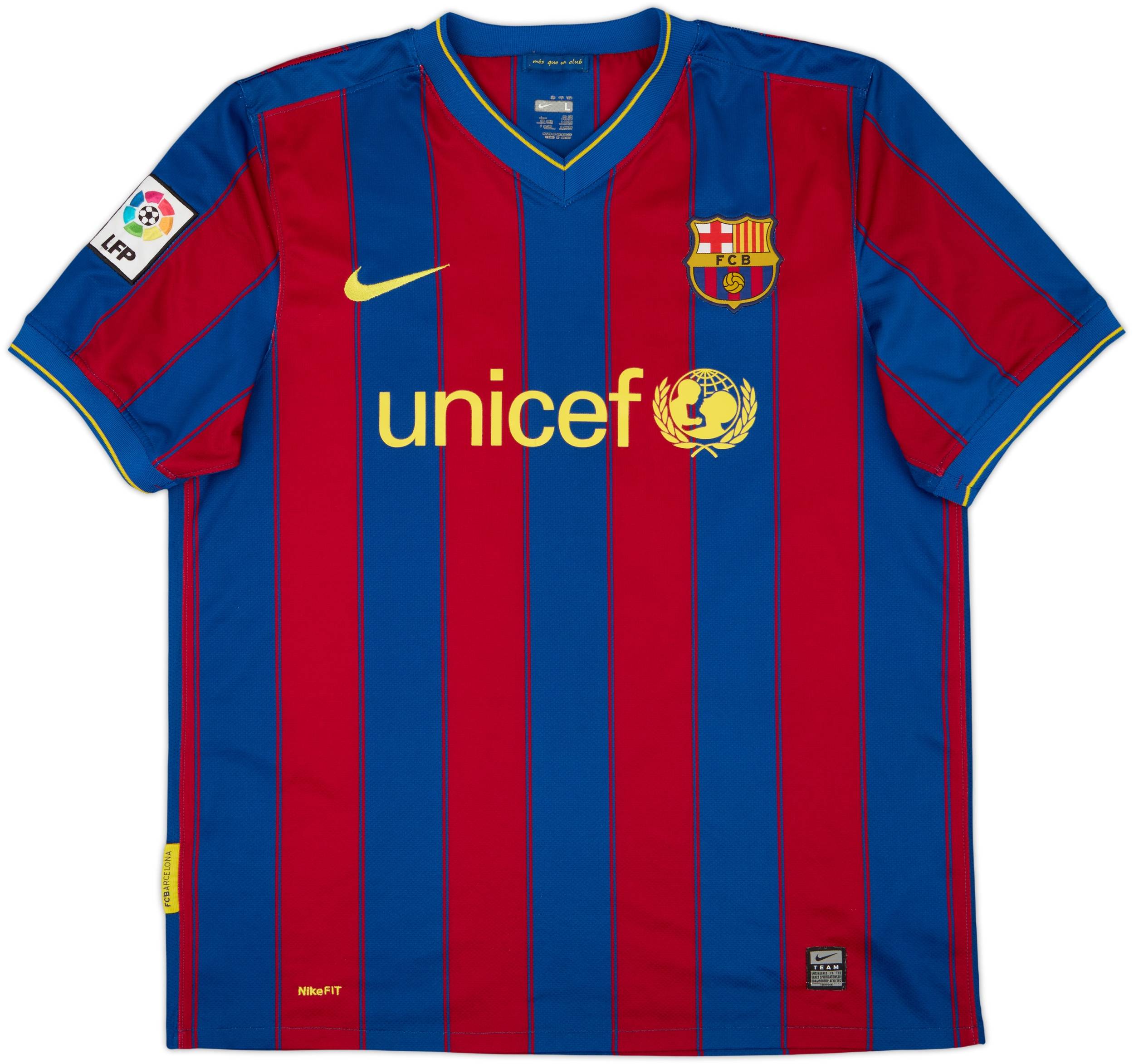 2009-10 Barcelona Home Shirt Bojan #11 - 8/10 - (L)
