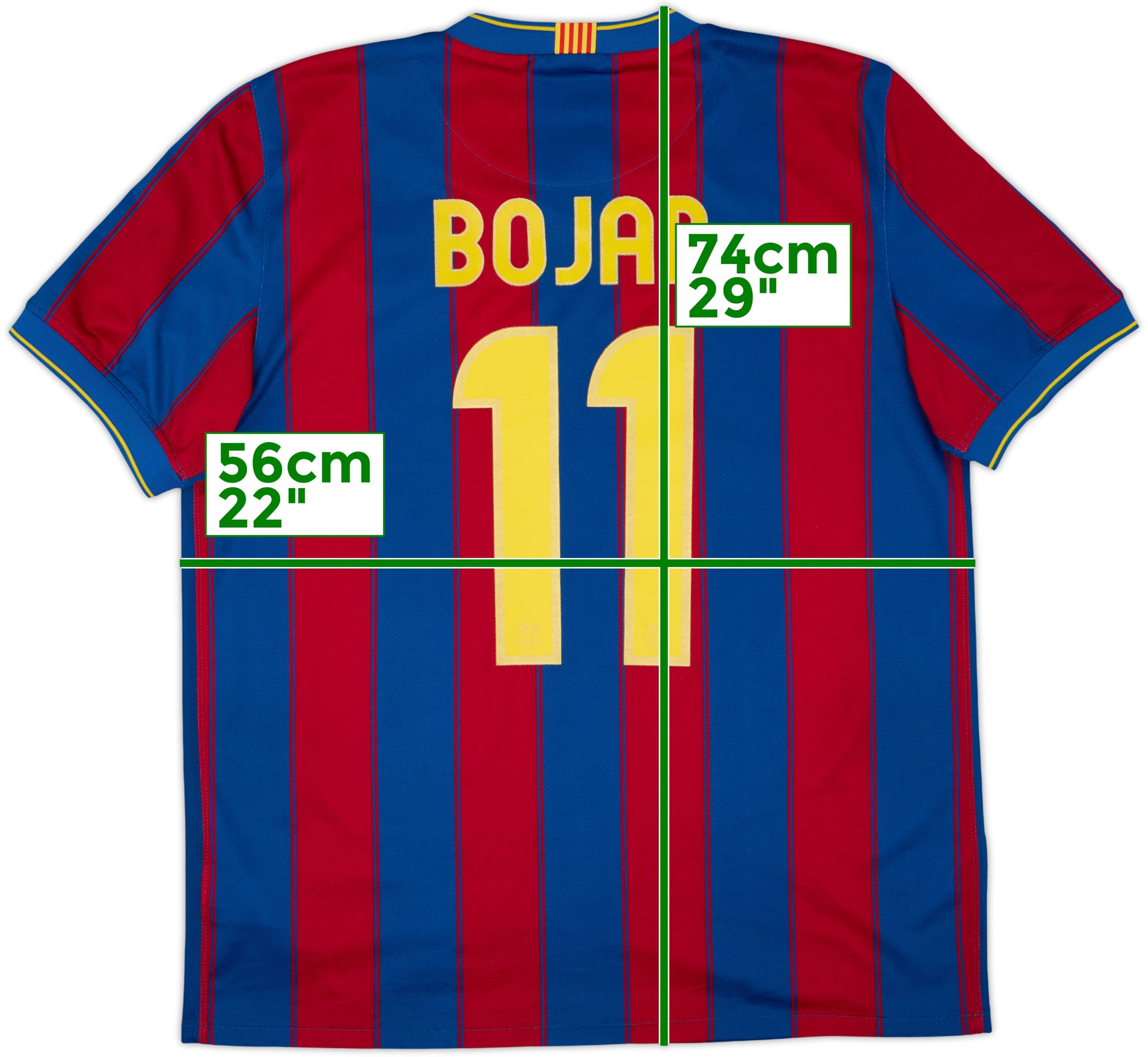 2009-10 Barcelona Home Shirt Bojan #11 - 8/10 - (L)