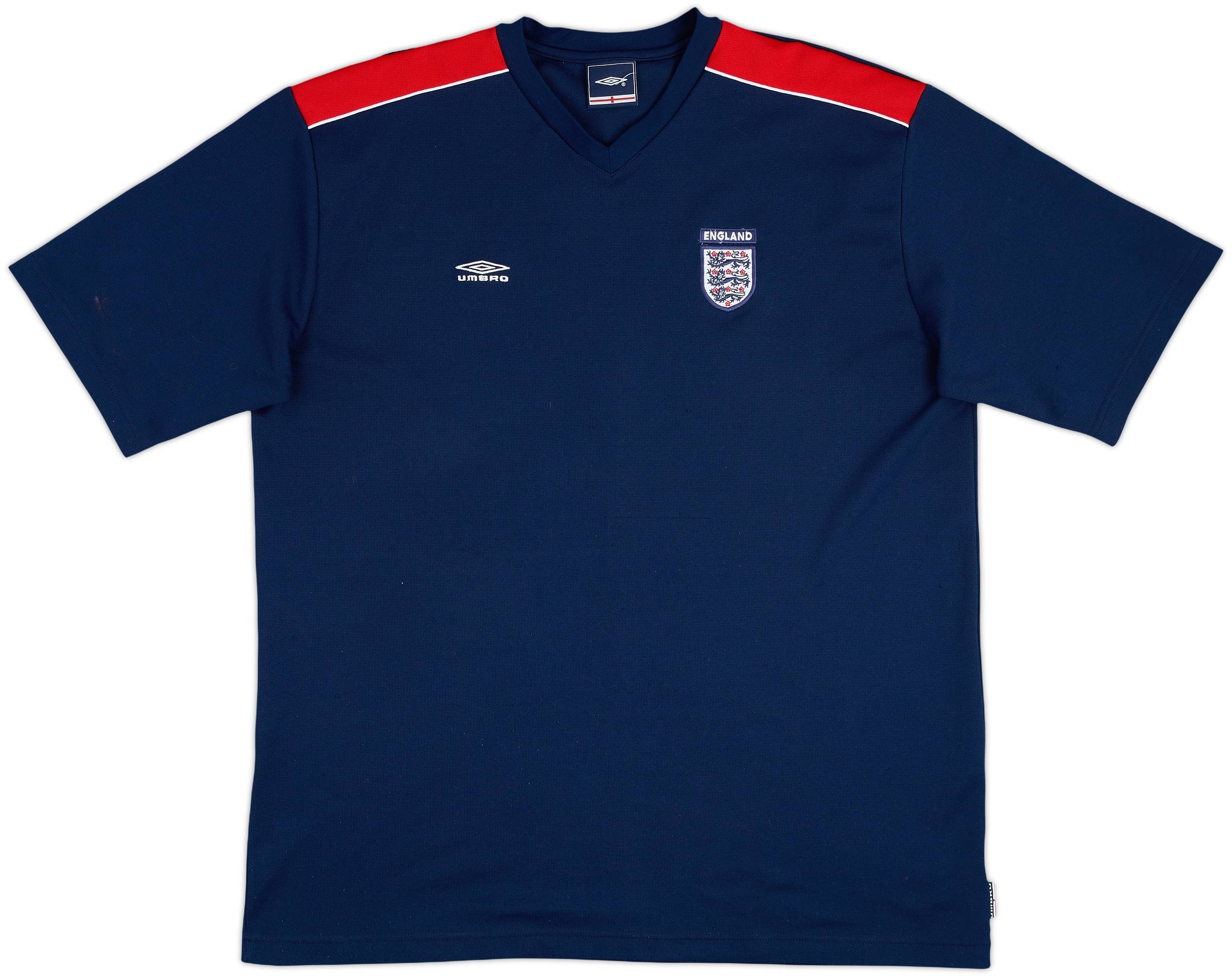2002-04 England Umbro Training Shirt - 8/10 - (XXL)