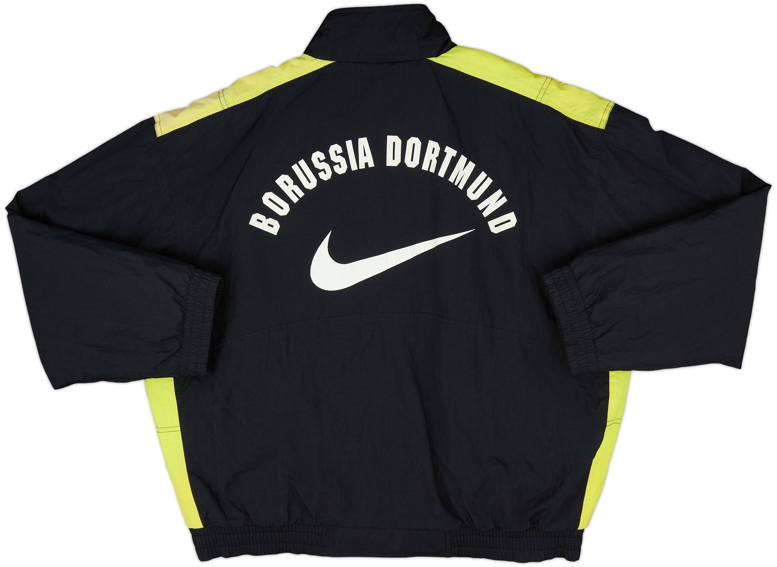 1995-96 Borussia Dortmund Nike Padded Bench Coat - 6/10 - (L.Boys)