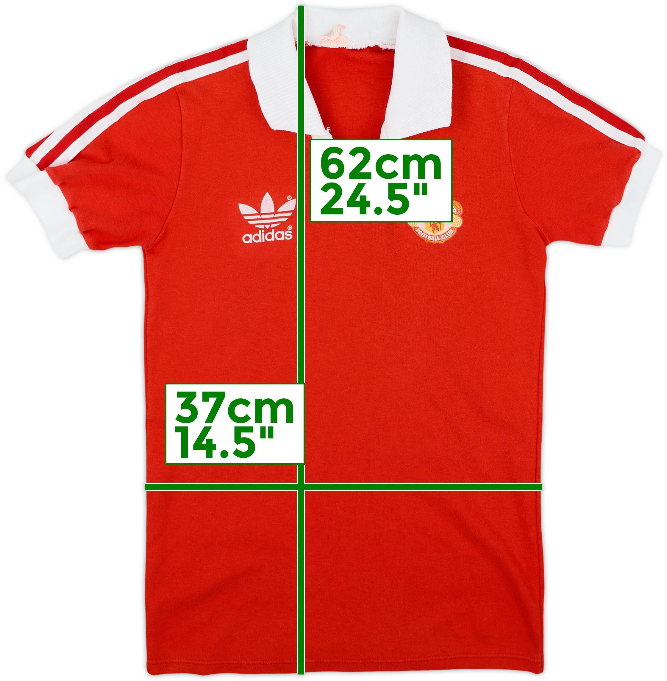 1980-82 Manchester United Home Shirt - 8/10 - (L.Boys)